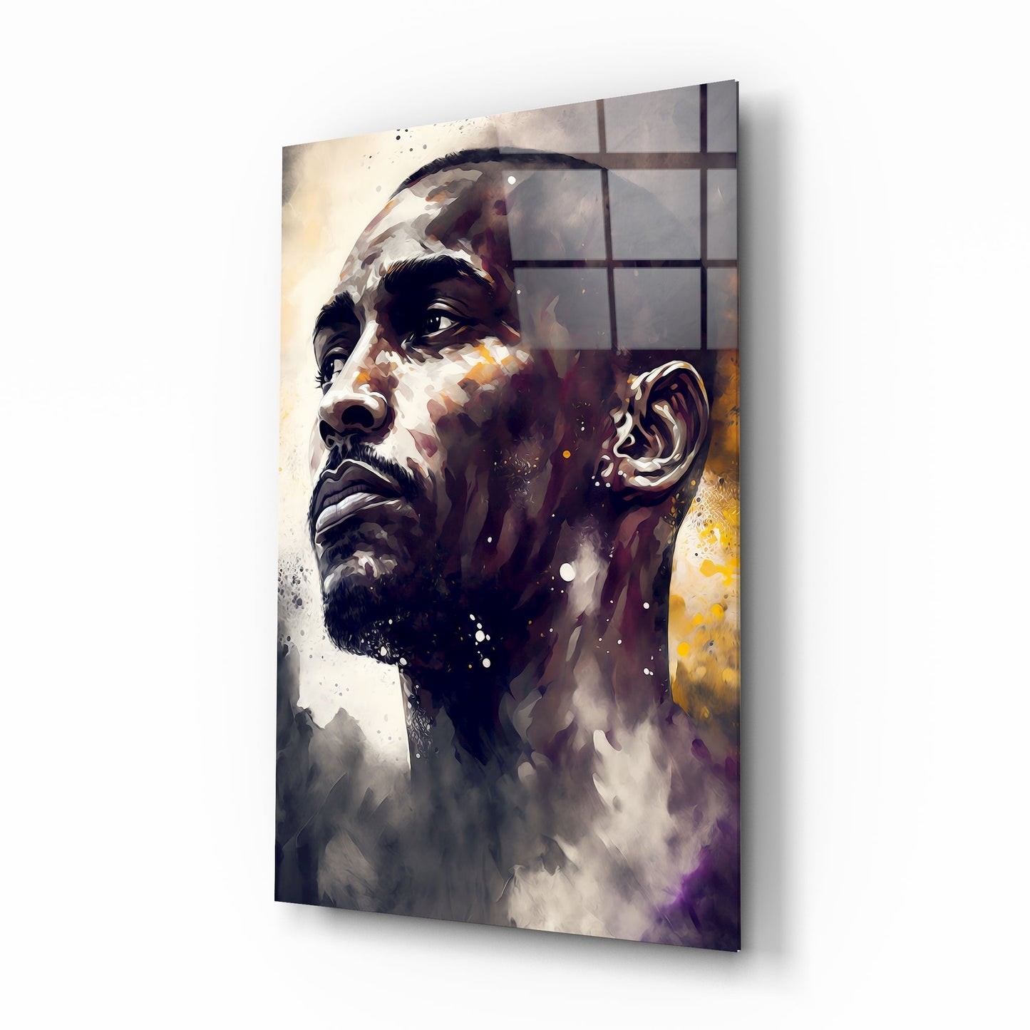 Kobe Bryant Glass Wall Art || Designers Collection