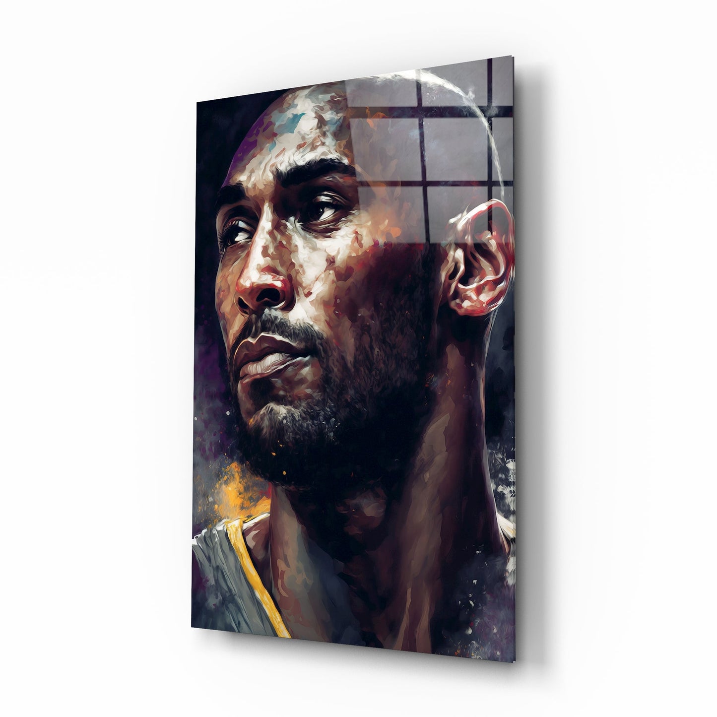 Kobe Bryant Glass Wall Art || Designers Collection