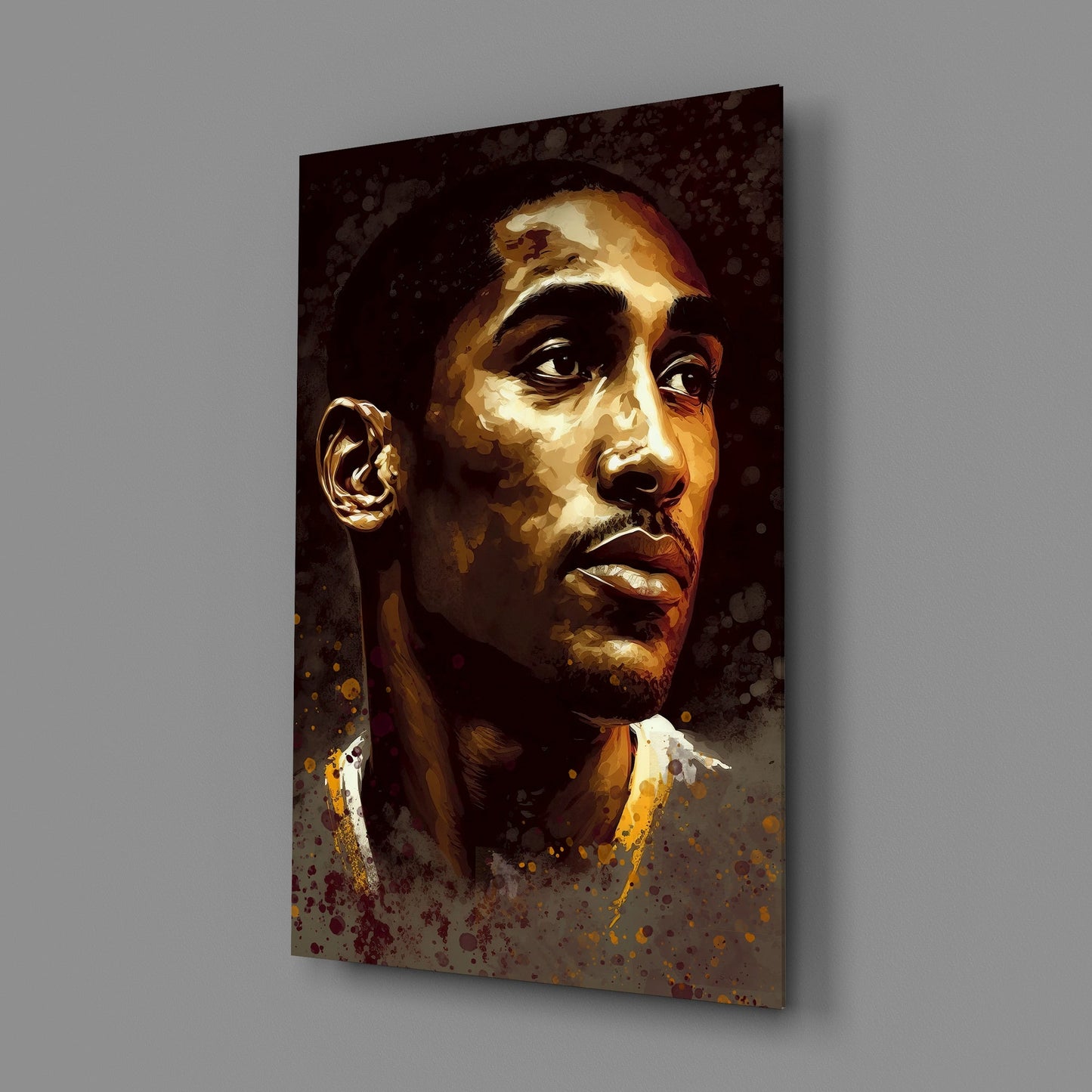 Kobe Bryant Glass Wall Art || Designers Collection