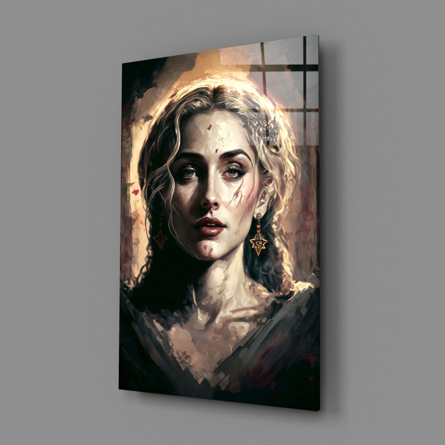 Madonna Glass Wall Art || Designers Collection