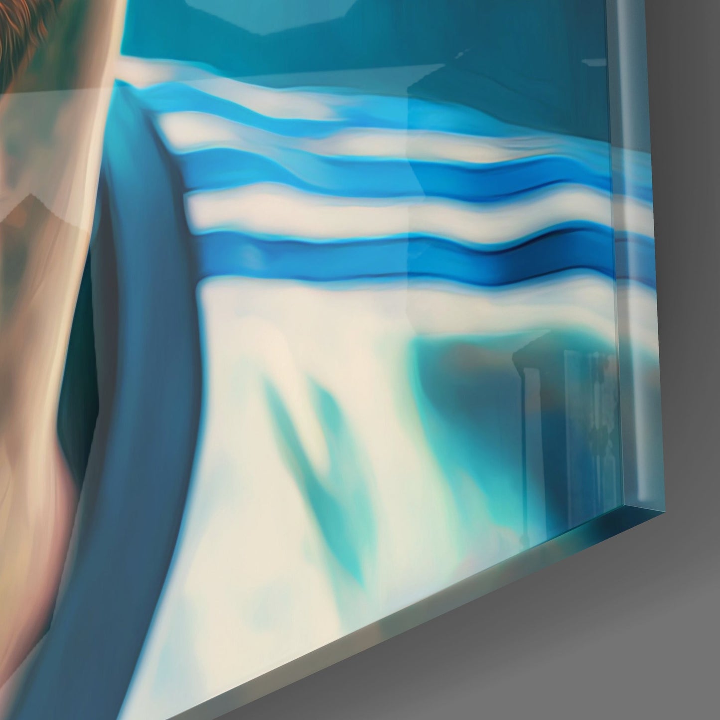 Messi Glass Wall Art || Designers Collection