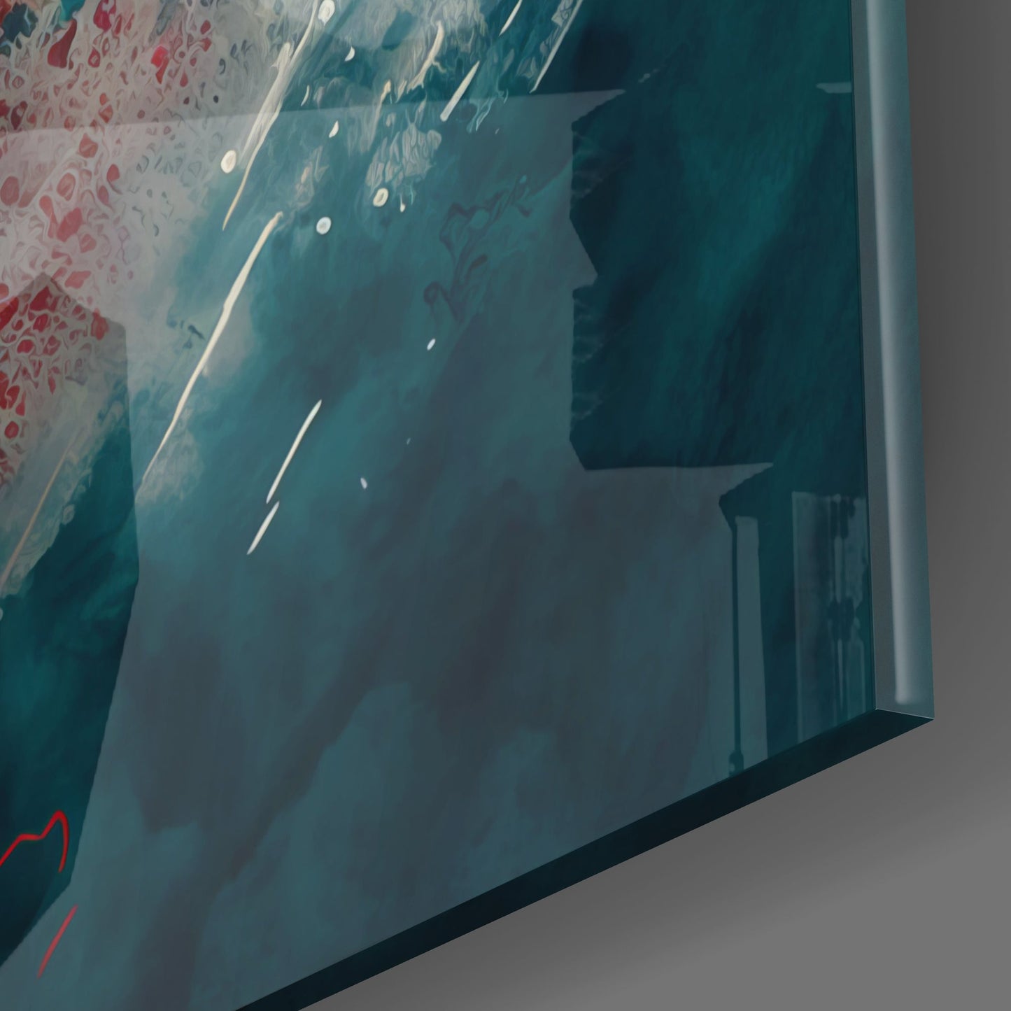 Michael Jordan Glass Wall Art || Designers Collection