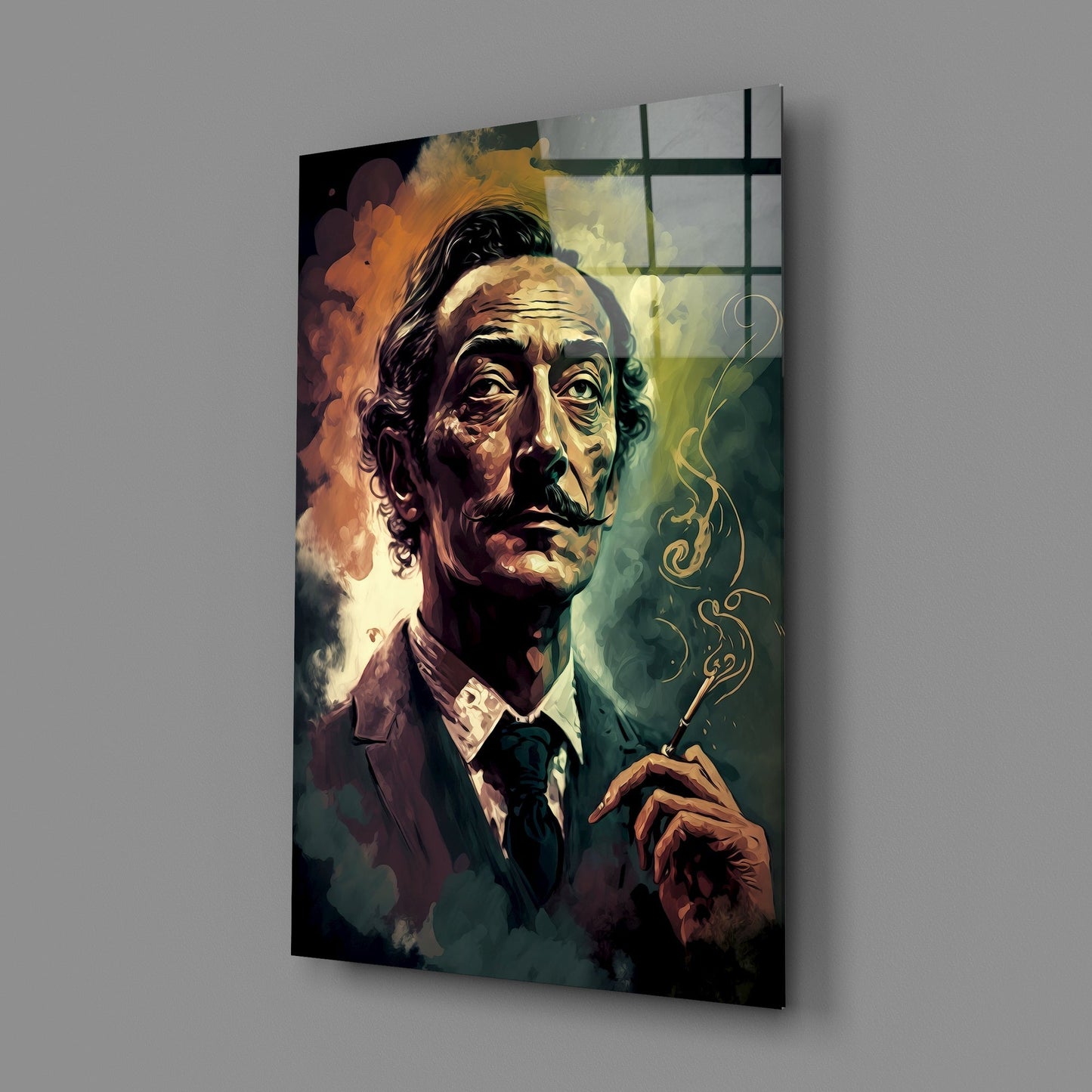 Salvador Dali Glass Wall Art || Designers Collection