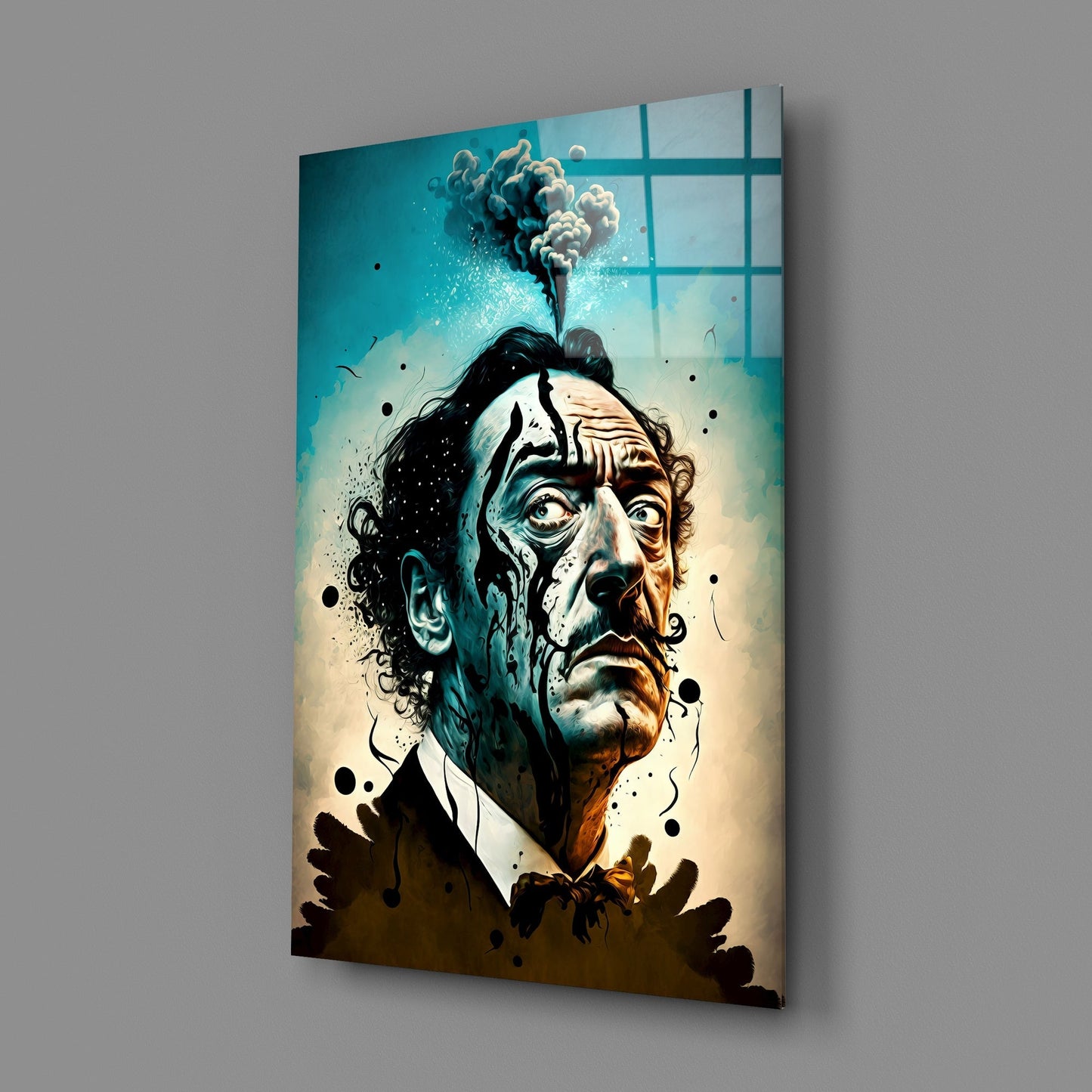Salvador Dali Glass Wall Art || Designers Collection