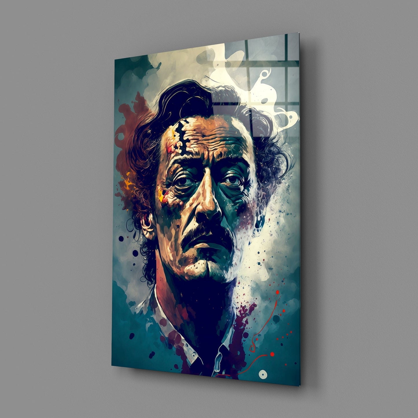 Salvador Dali Glass Wall Art || Designers Collection