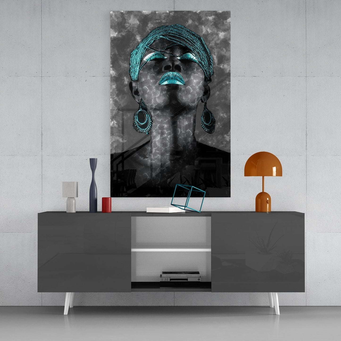 Women Glass Wall Art || Designers Collection