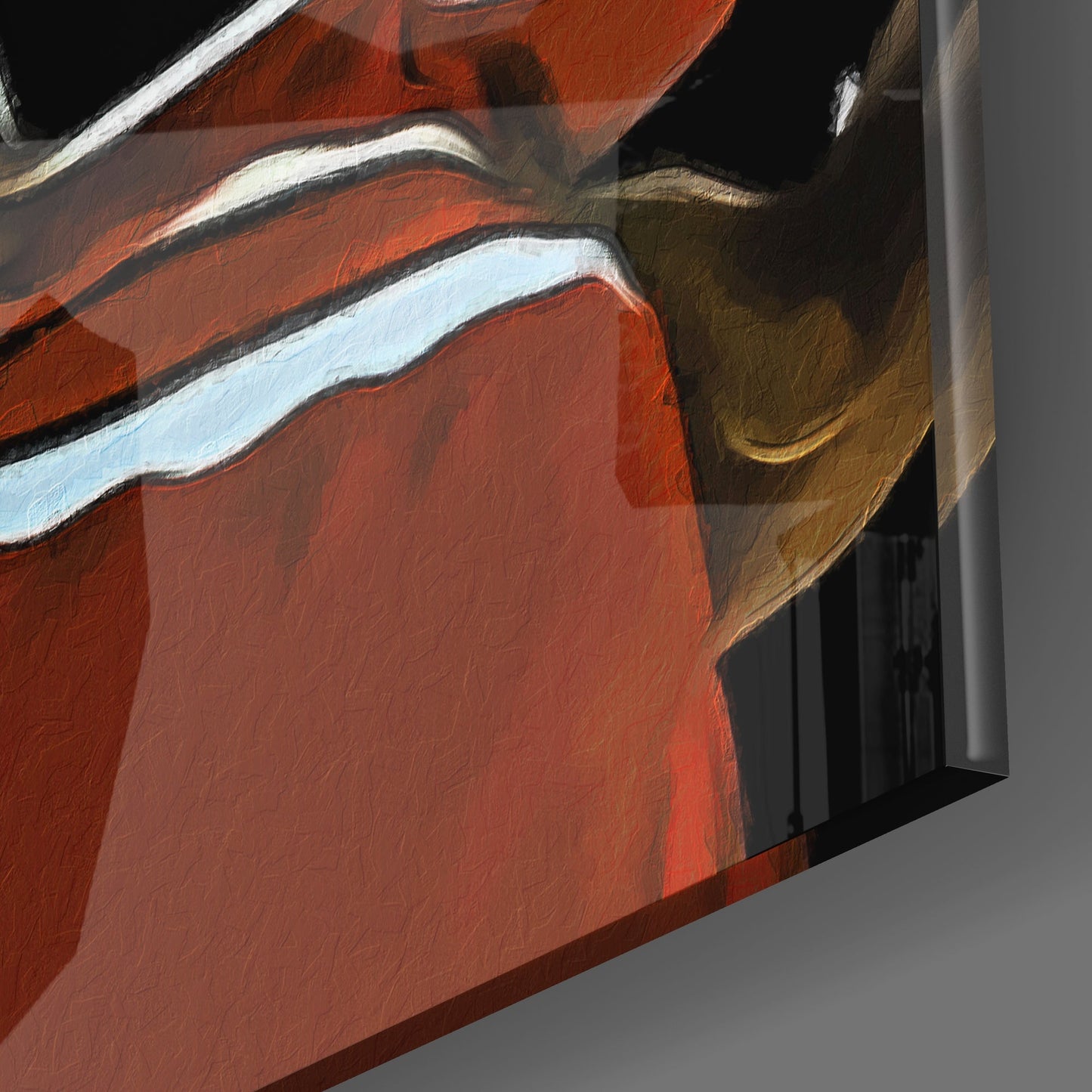 Micheal Jordan Glass Wall Art || Designers Collection