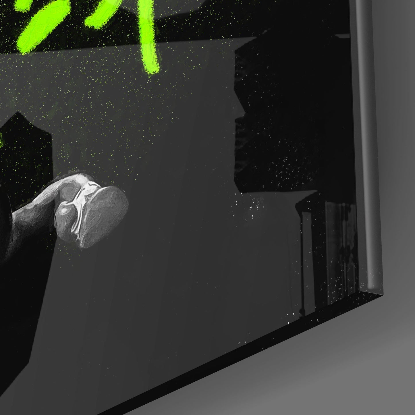 Muhammad Ali , The Greatest Glass Wall Art || Designers Collection