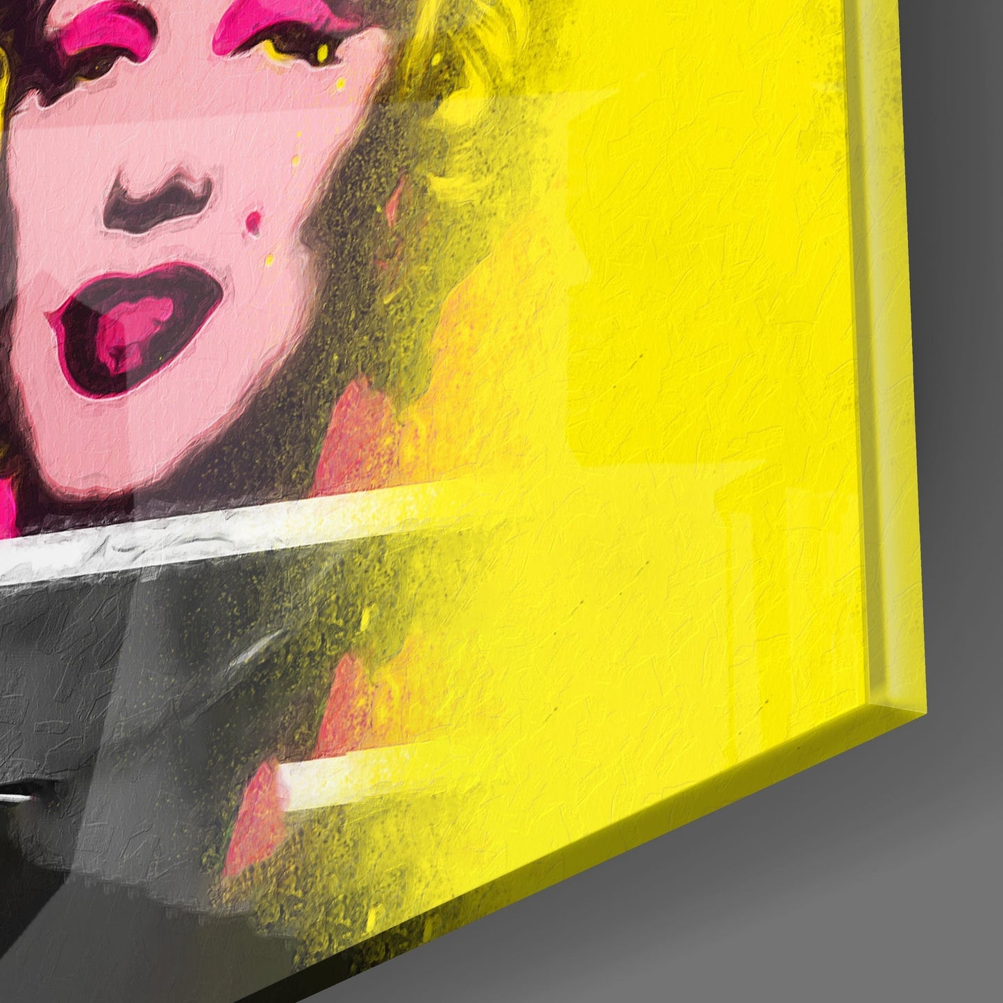 Andy Warhol vs Jean-Michel Basquiat Glass Wall Art || Designers Collection