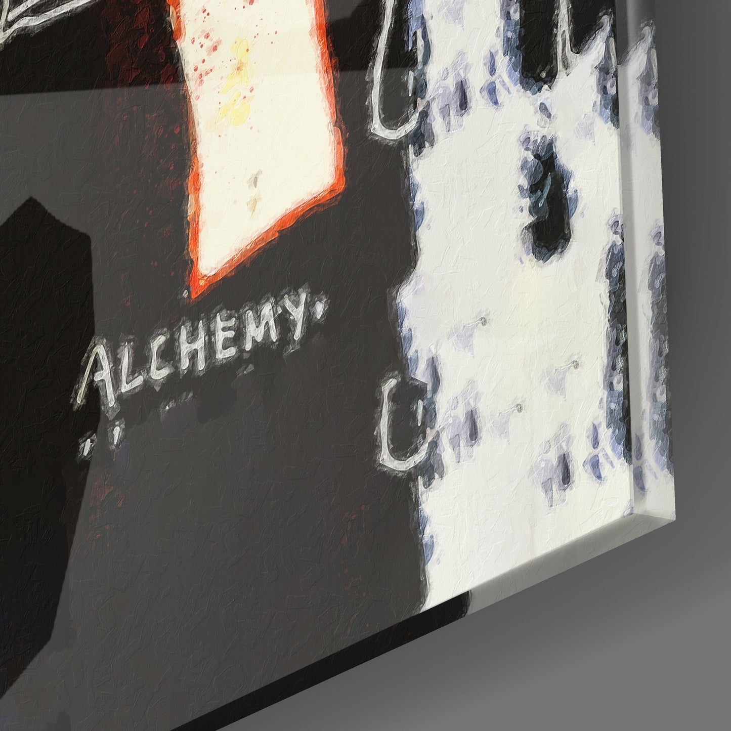 Style of Jean-Michel Basquiat Glass Wall Art || Designers Collection