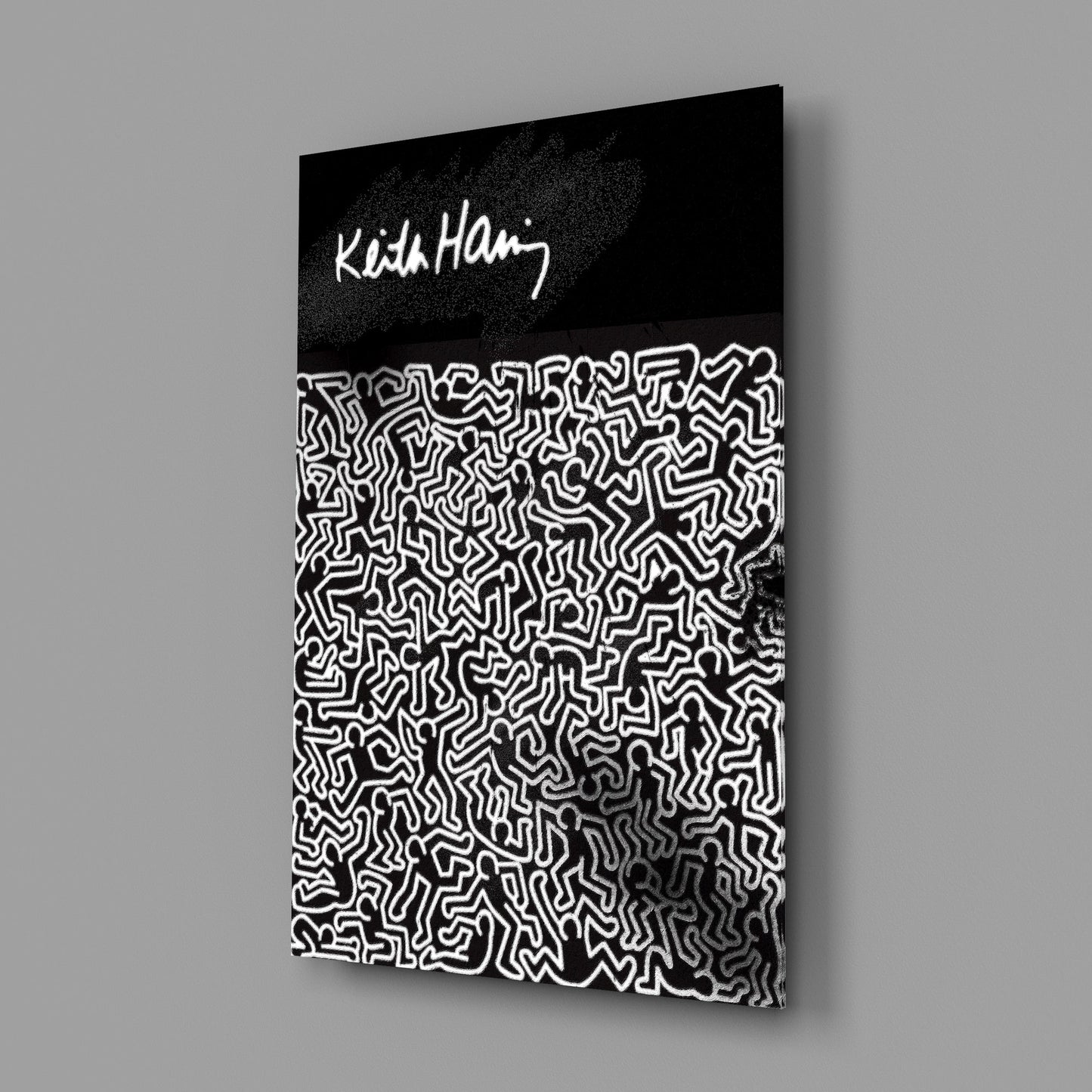 Style of Keith Haring Glass Wall Art || Designers Collection