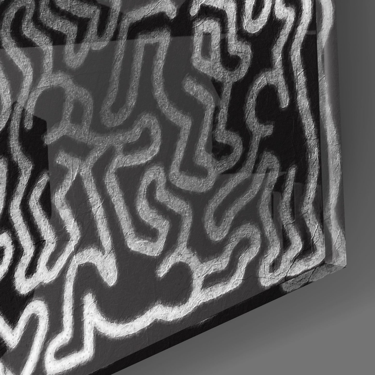 Style of Keith Haring Glass Wall Art || Designers Collection