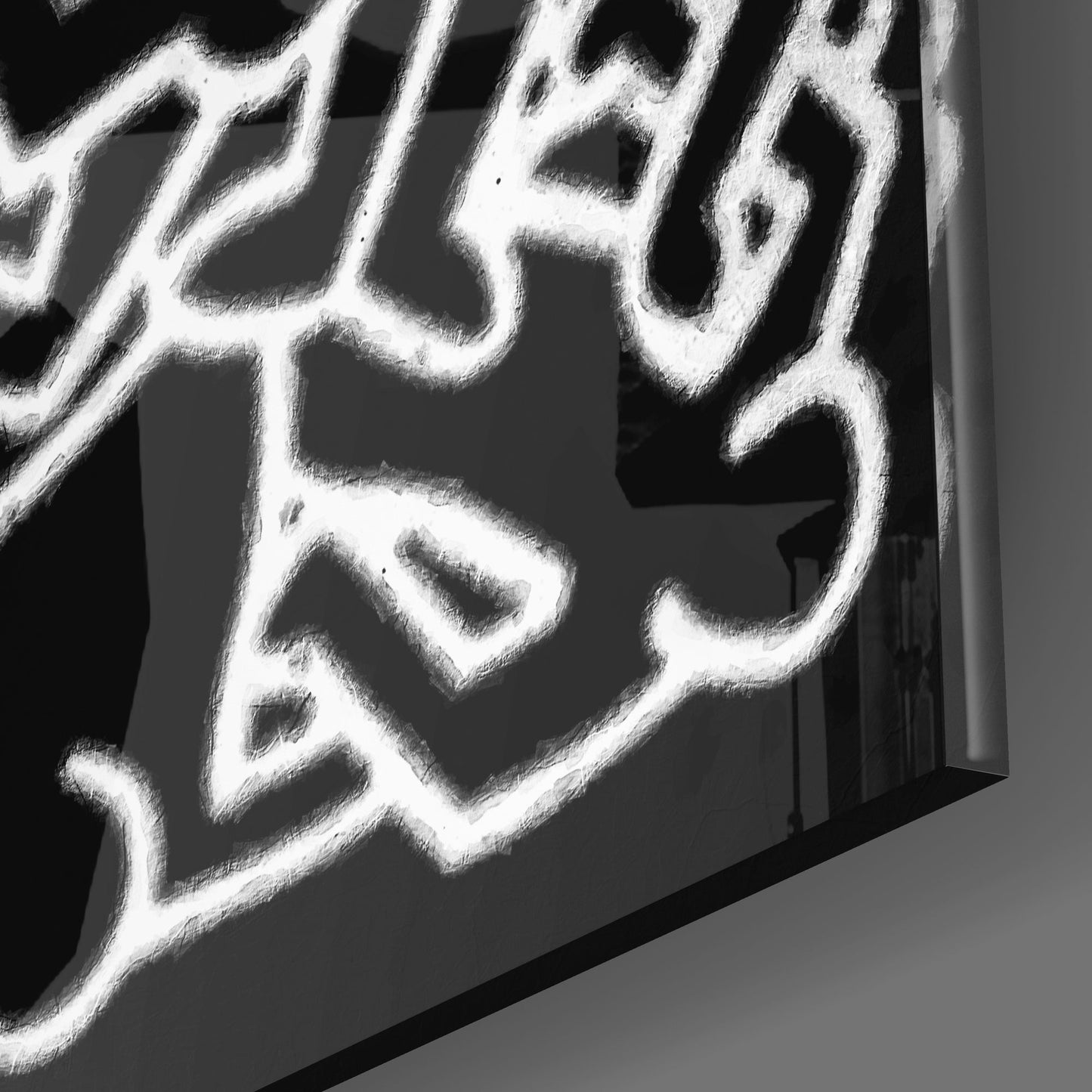 Style of Keith Haring Glass Wall Art || Designers Collection