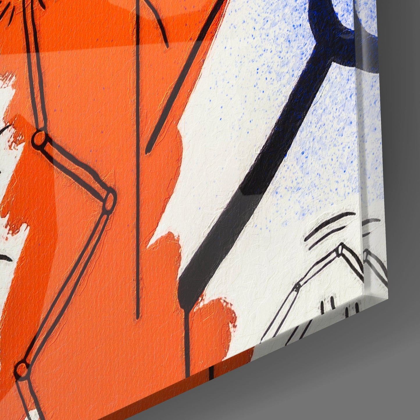Style of Keith Haring Glass Wall Art || Designers Collection