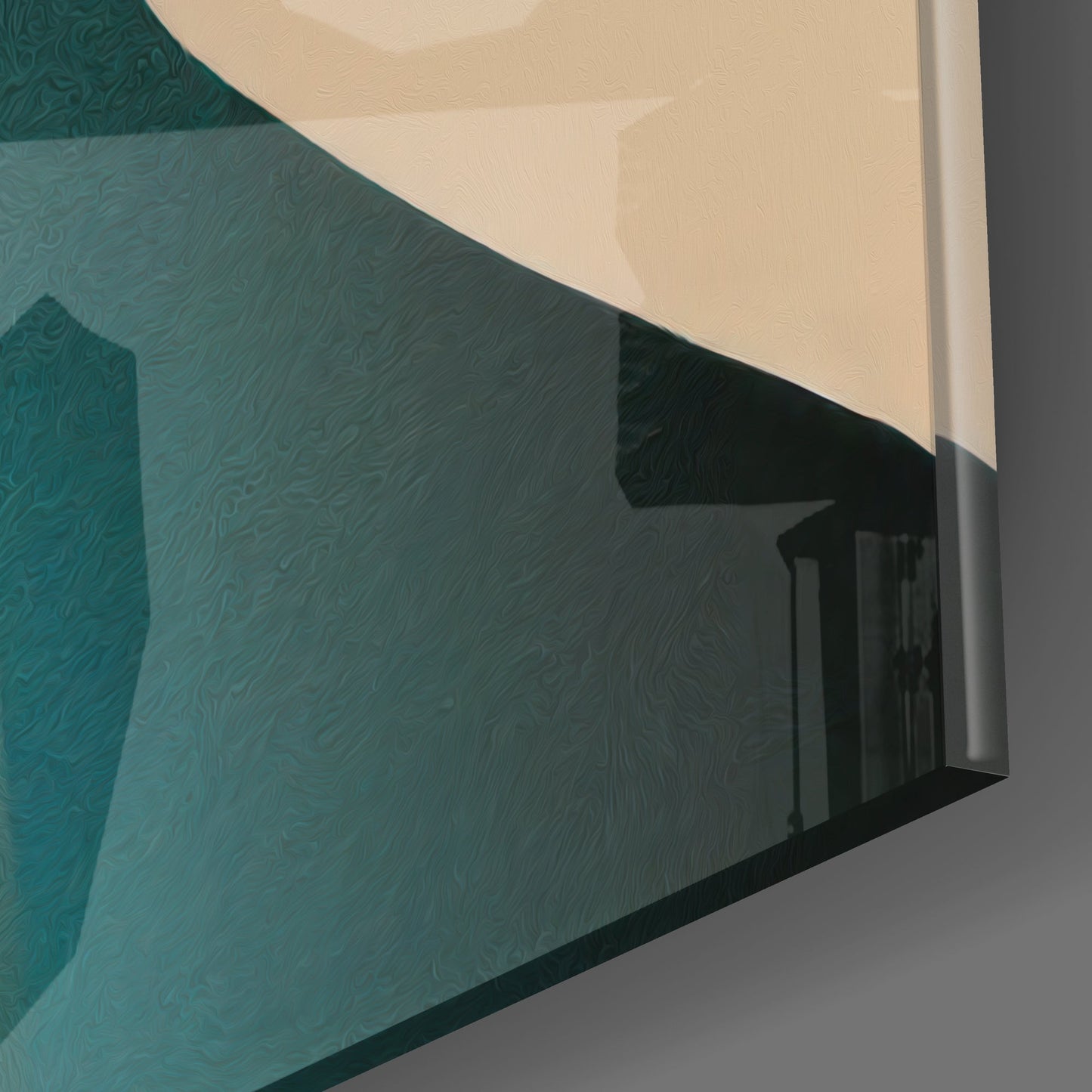 Geometric Thoughts Glass Wall Art || Designers Collection