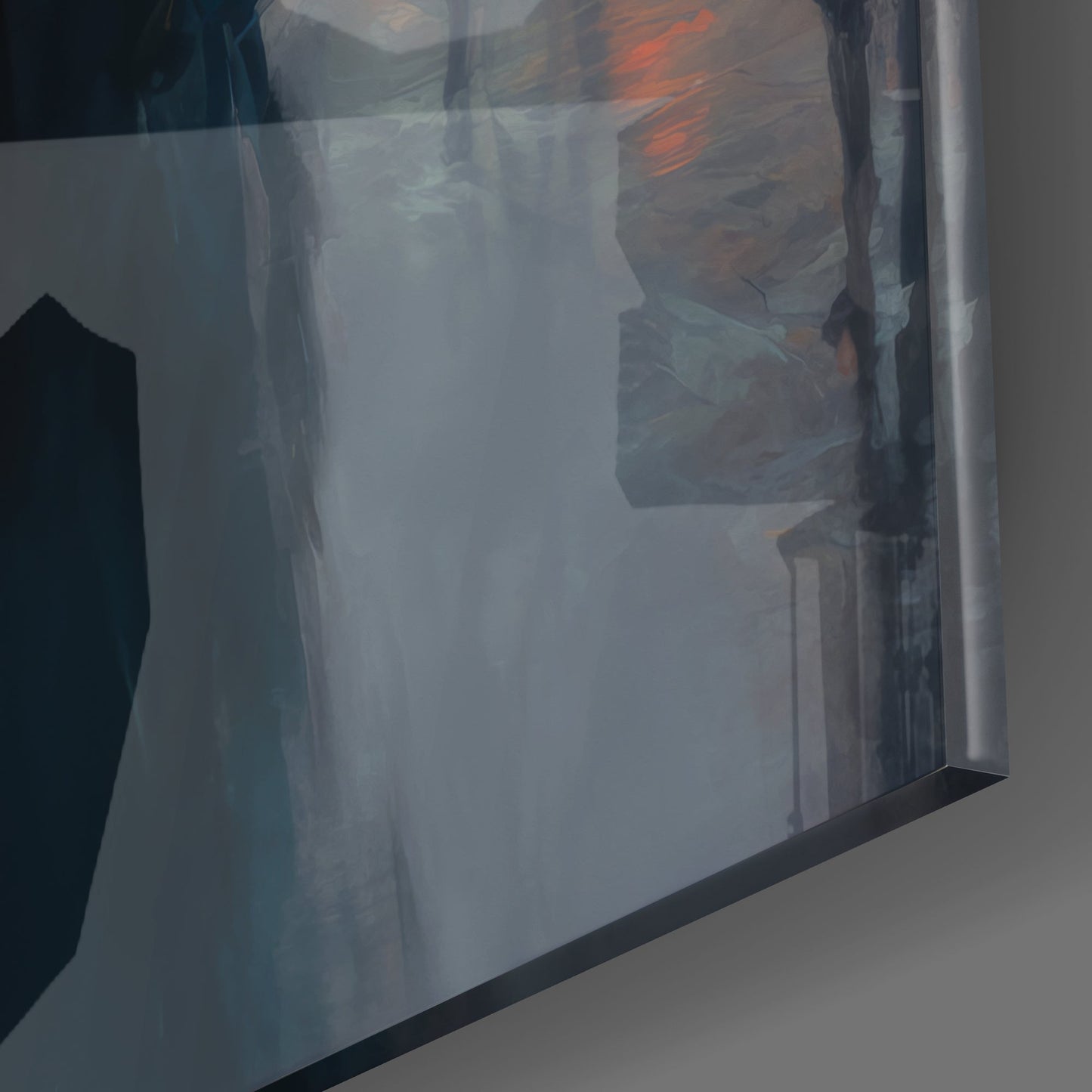 Stand Womenly Glass Wall Art || Designers Collection