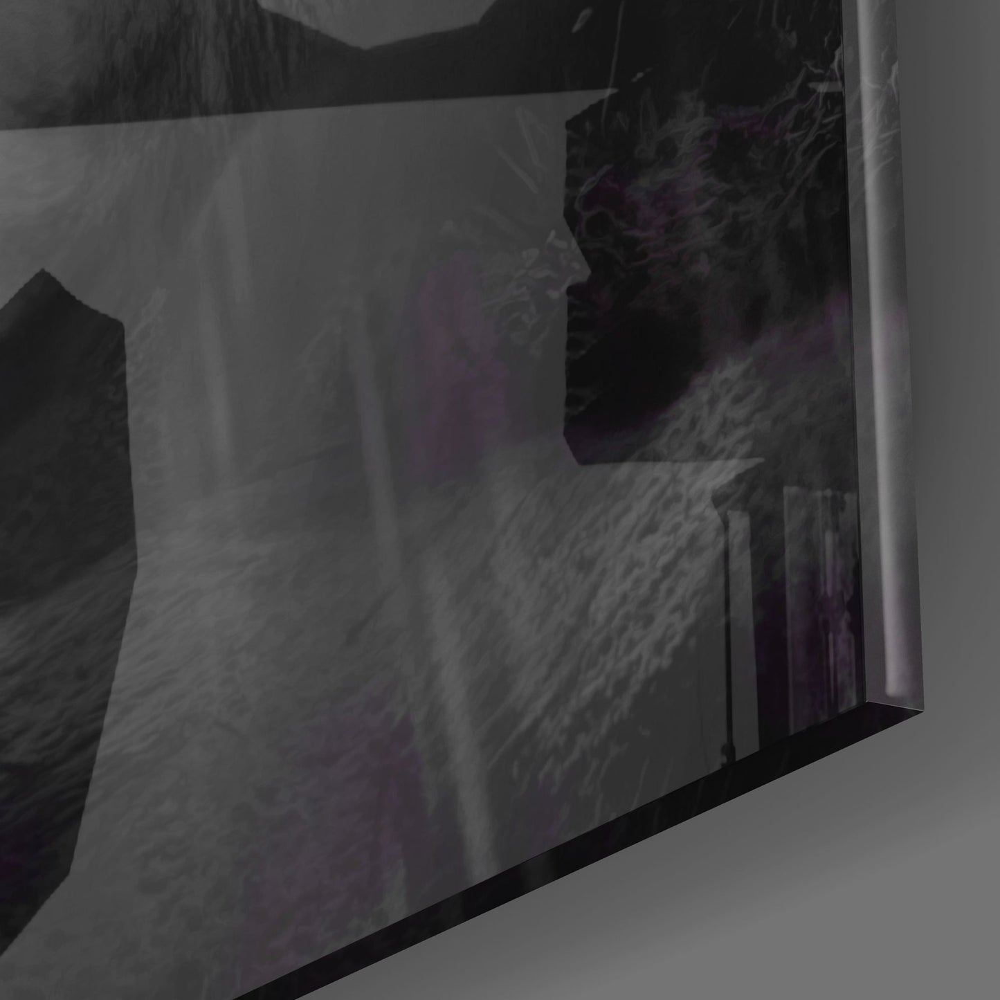 Tiger's Wrath Glass Wall Art || Designer's Collection