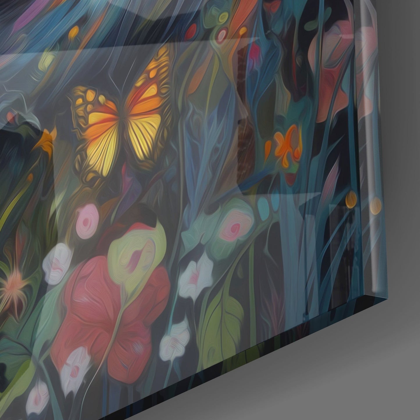 The Fox Glass Wall Art || Designer's Collection
