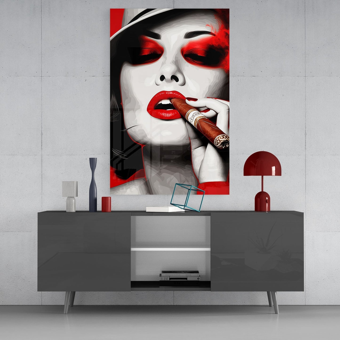 Cuban Glass Wall Art || Designer's Collection