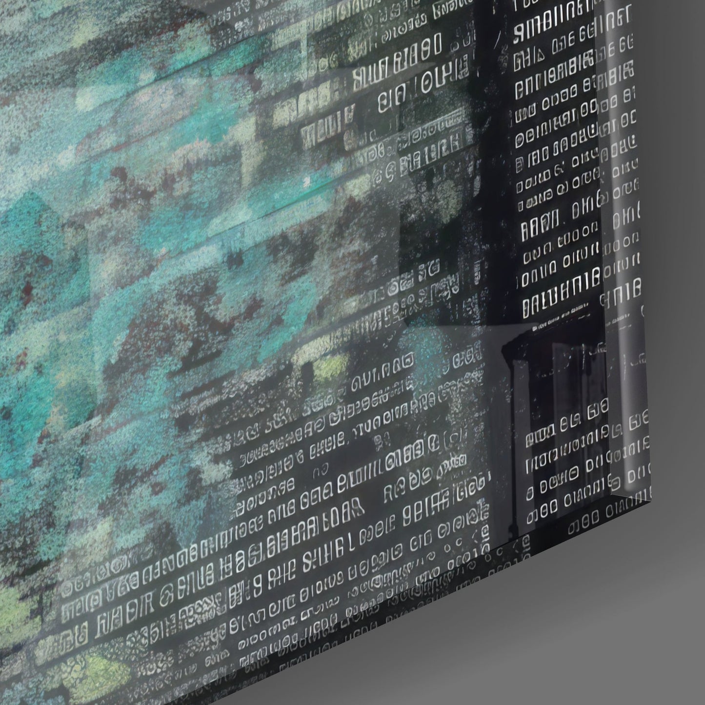 Rain of Answers Glass Wall Art || Designer's Collection