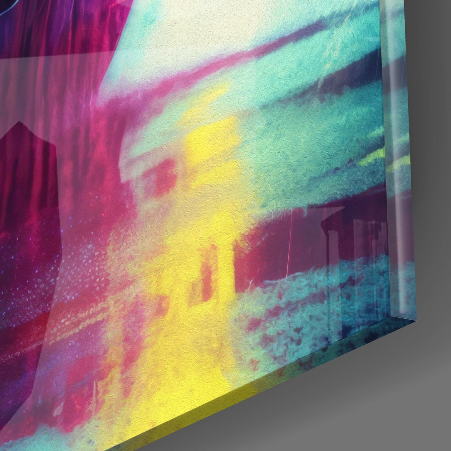 Cadillac Glass Wall Art || Designer's Collection