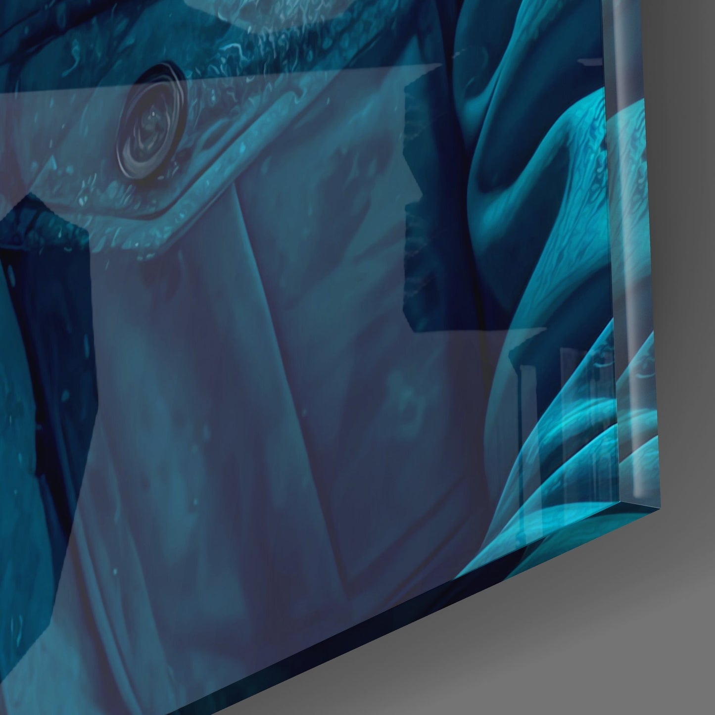 Music and the Ape Glass Wall Art || Designer's Collection