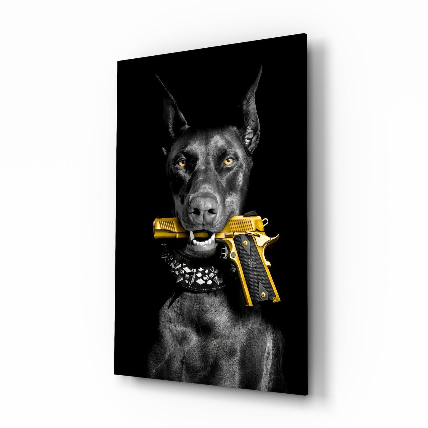 Doberman Cam Tablo || Tasarımcı Koleksiyonu