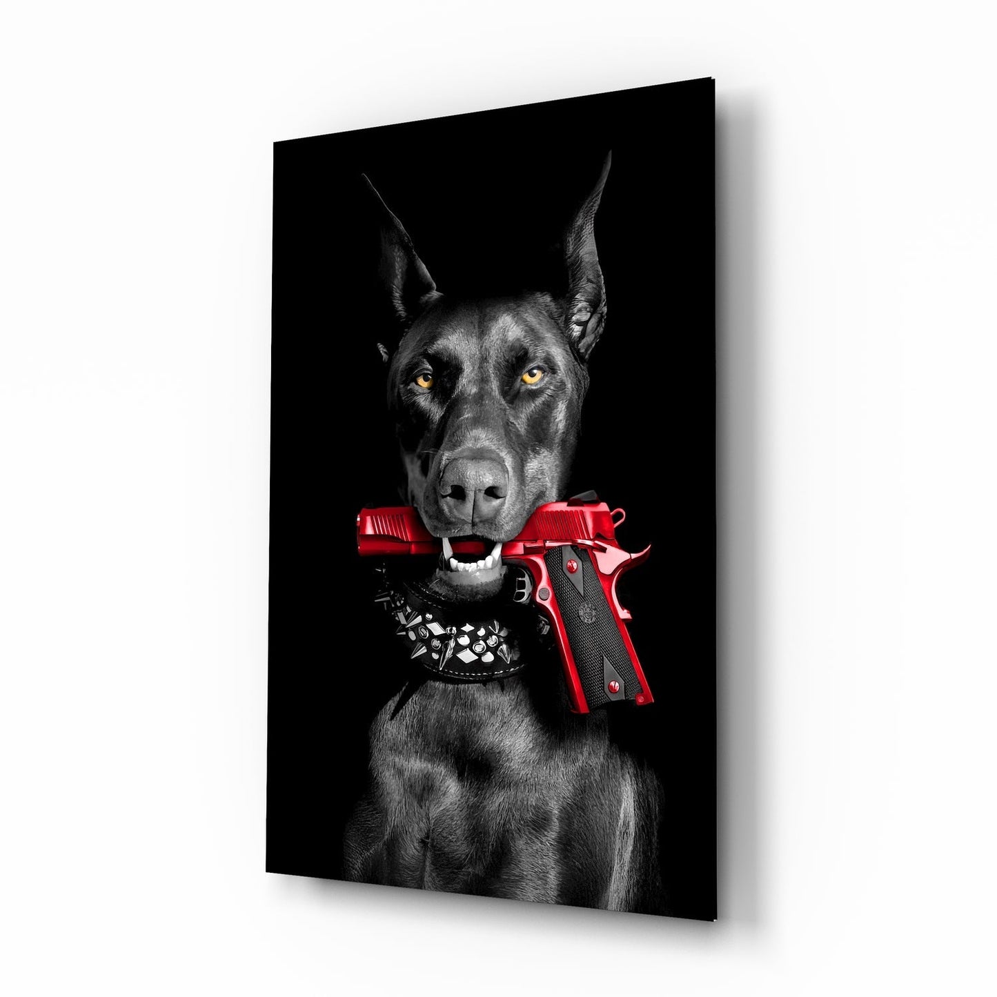 Doberman Cam Tablo || Tasarımcı Koleksiyonu