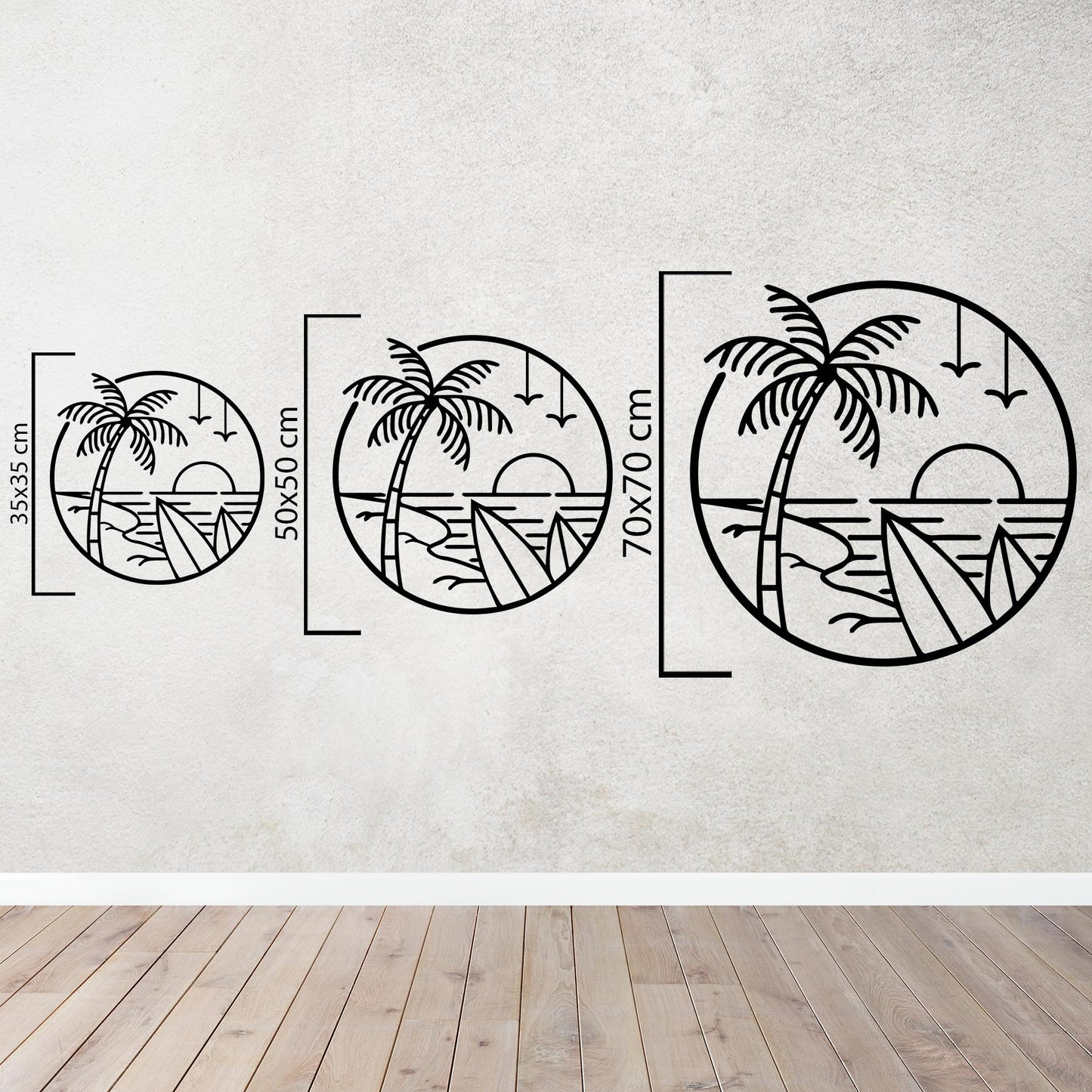 Tropical Tranquility – Metal Painting