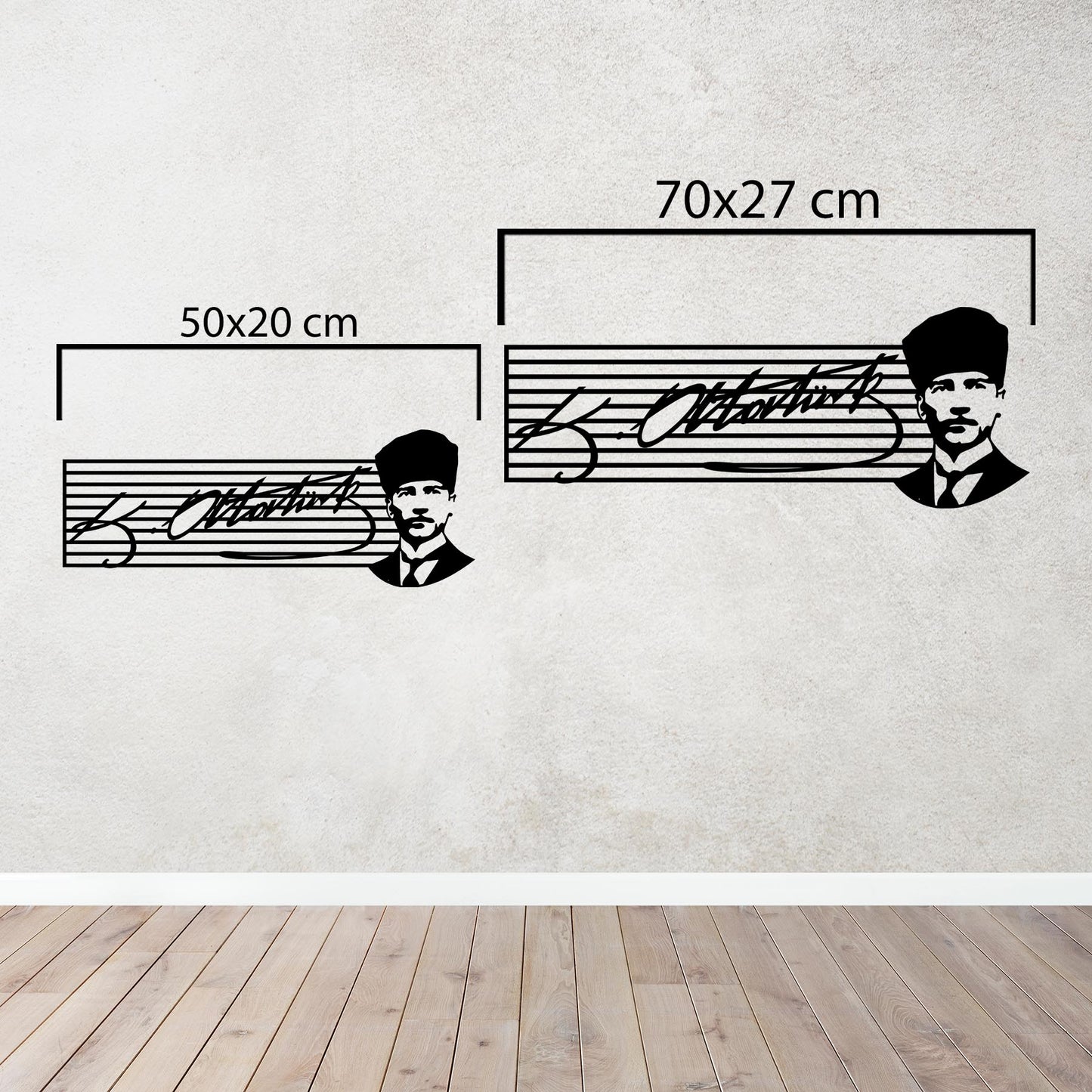 İmzanla Sonsuza Atatürk Metal Tablo