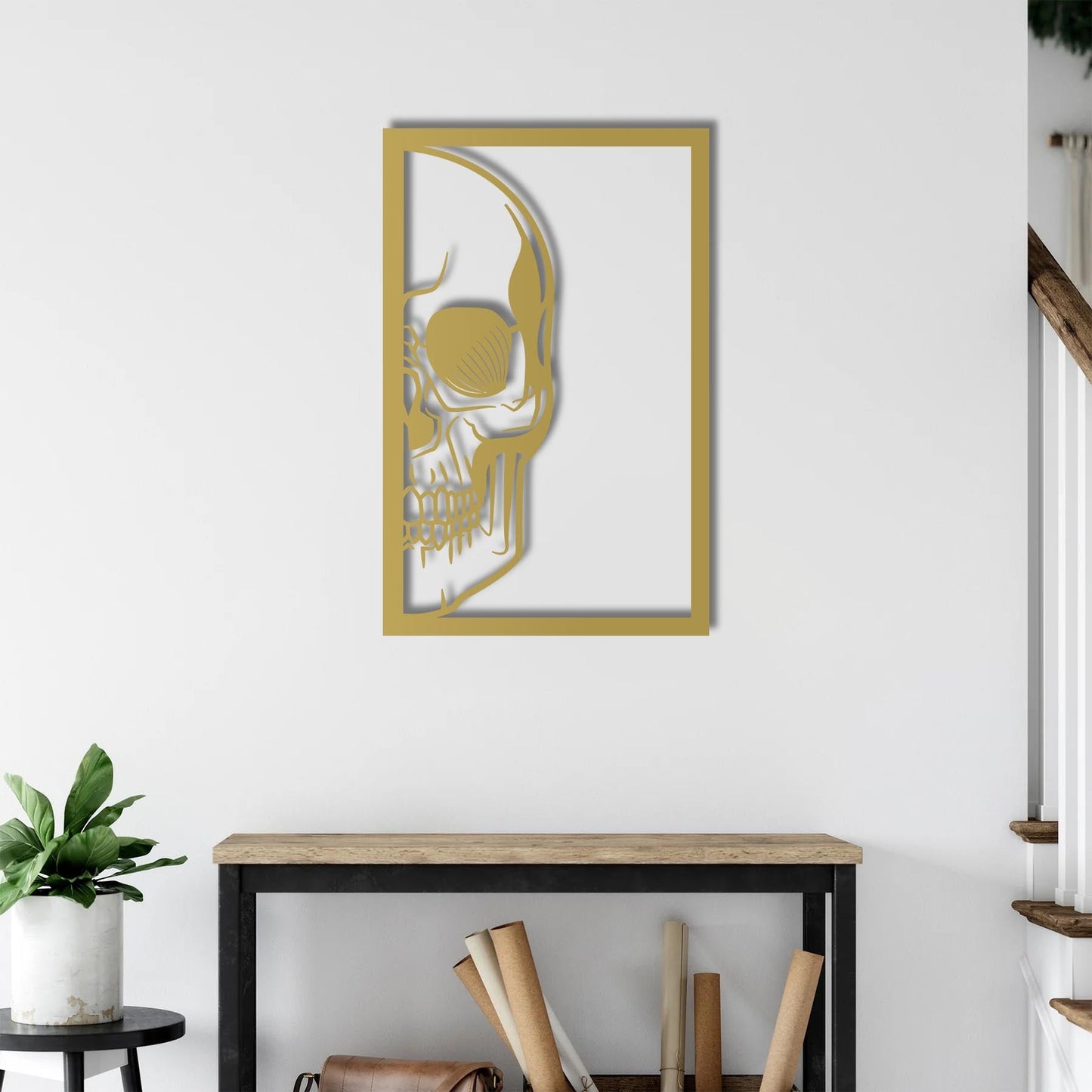 Half Skull – Metal Painting