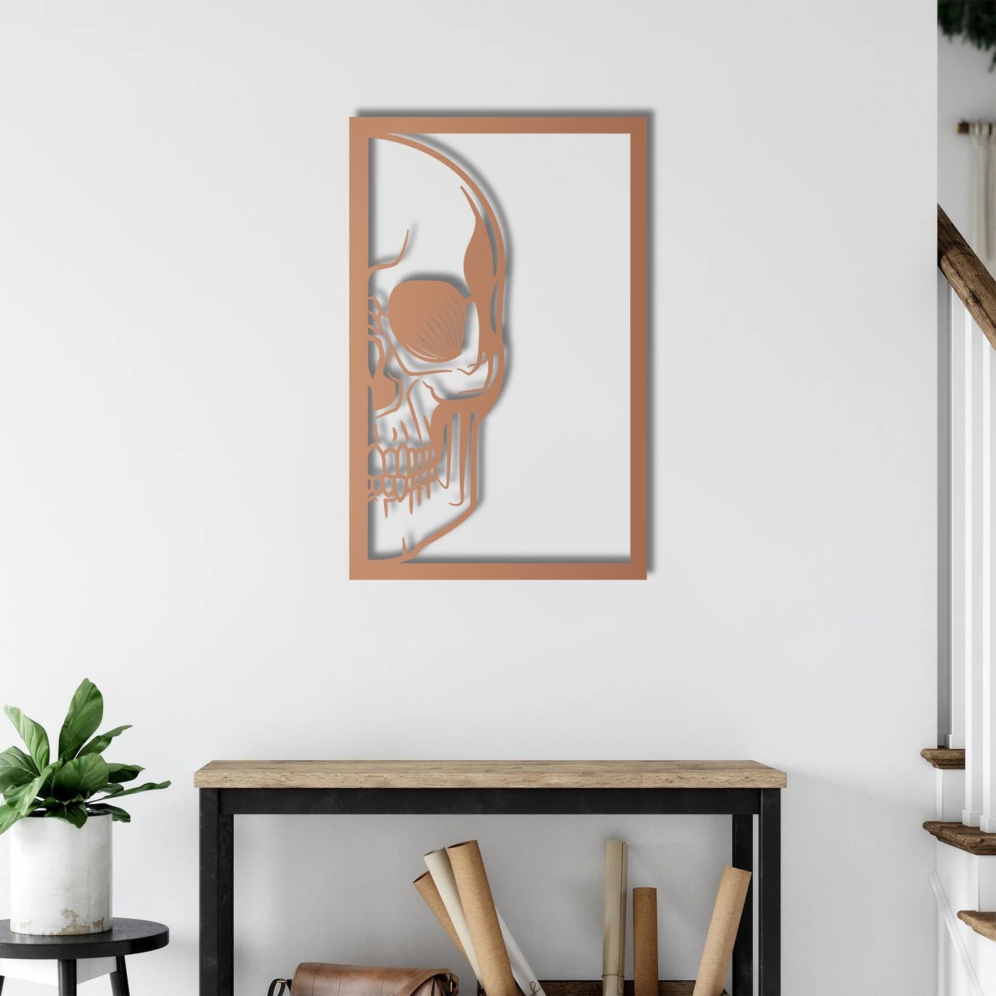 Half Skull – Metal Painting