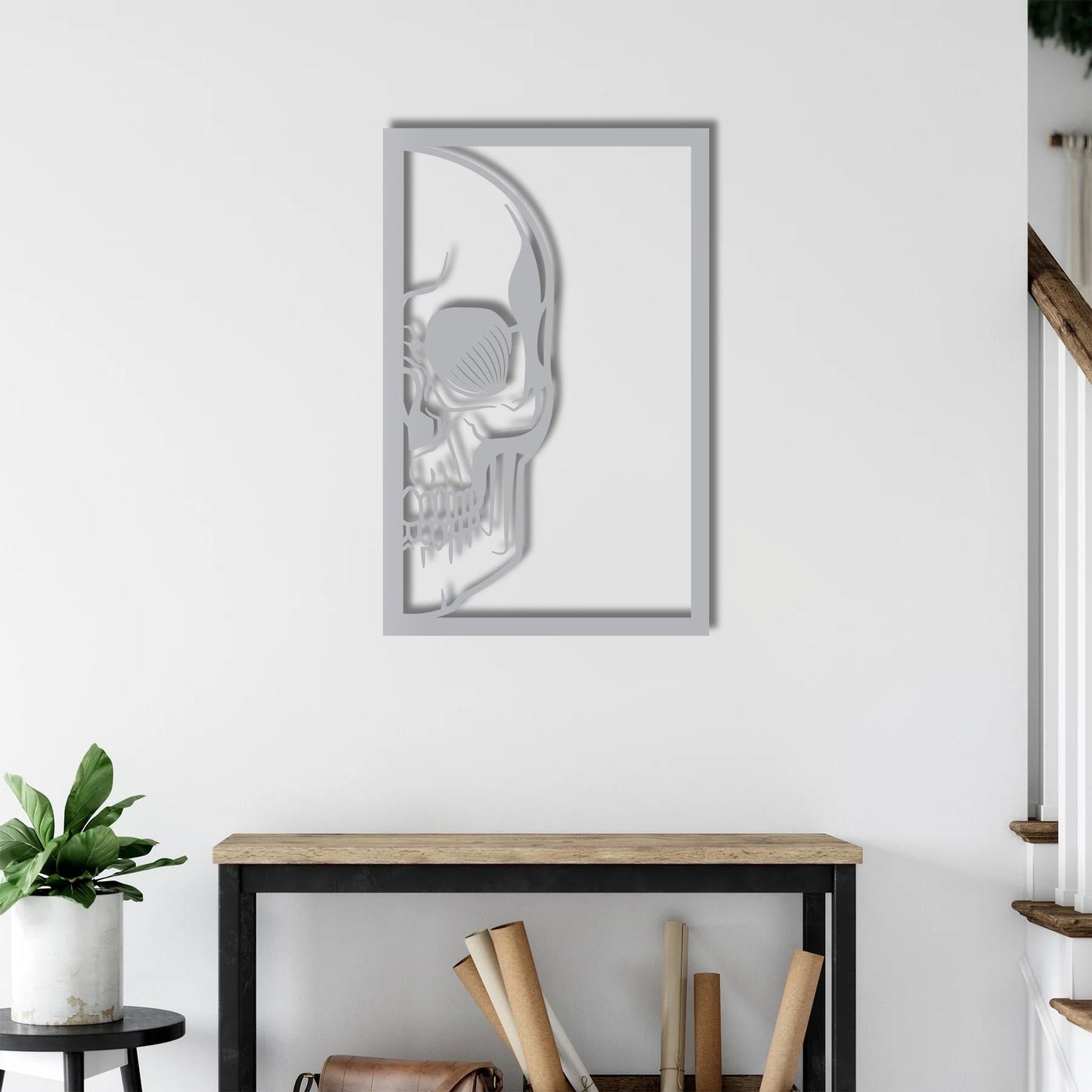 Half Skull – Metal Painting