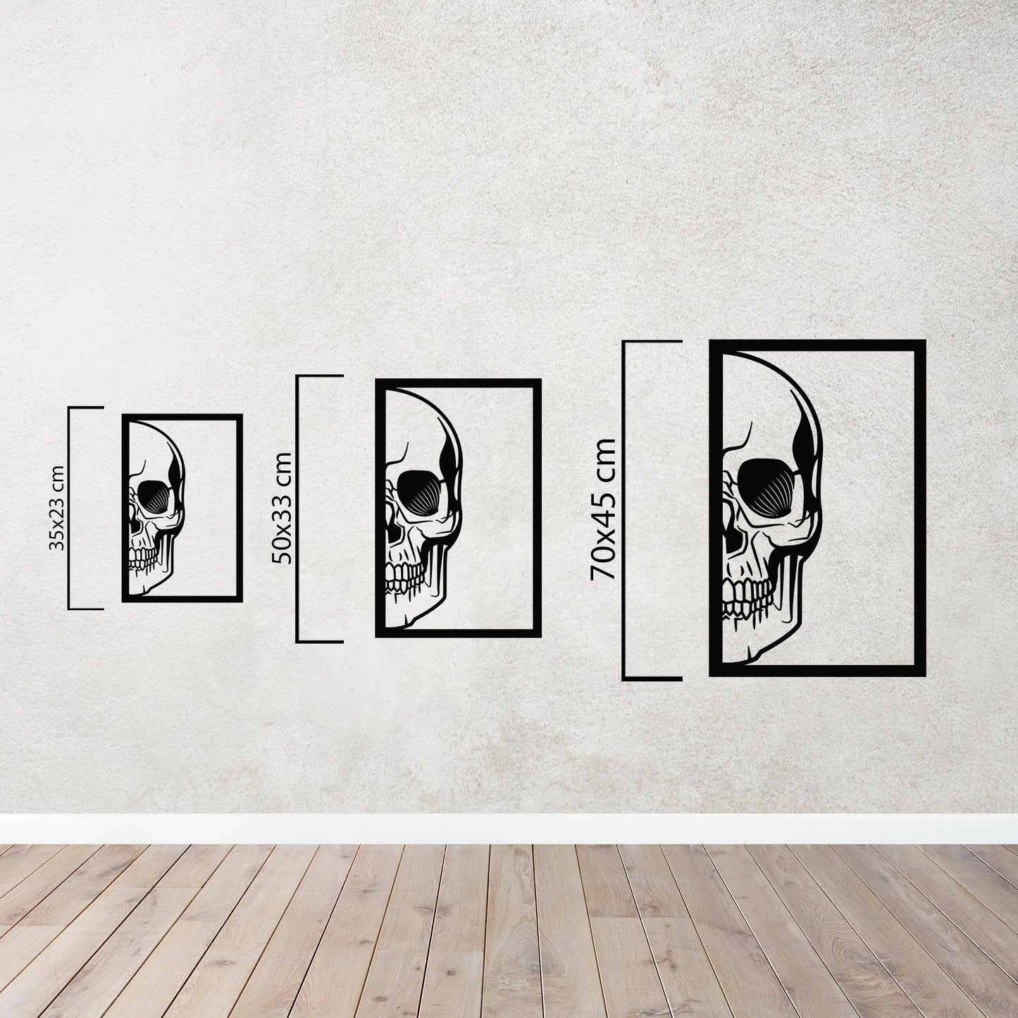 Half Skull – Metal Painting