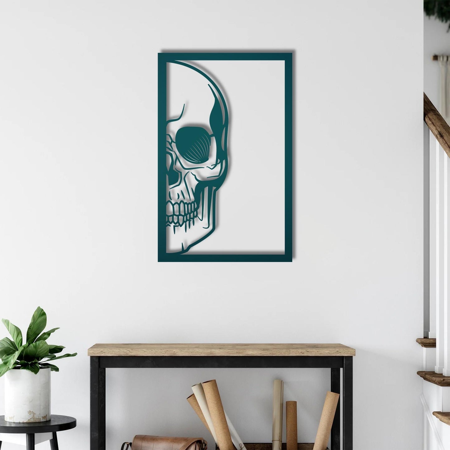 Half Skull – Metal Painting