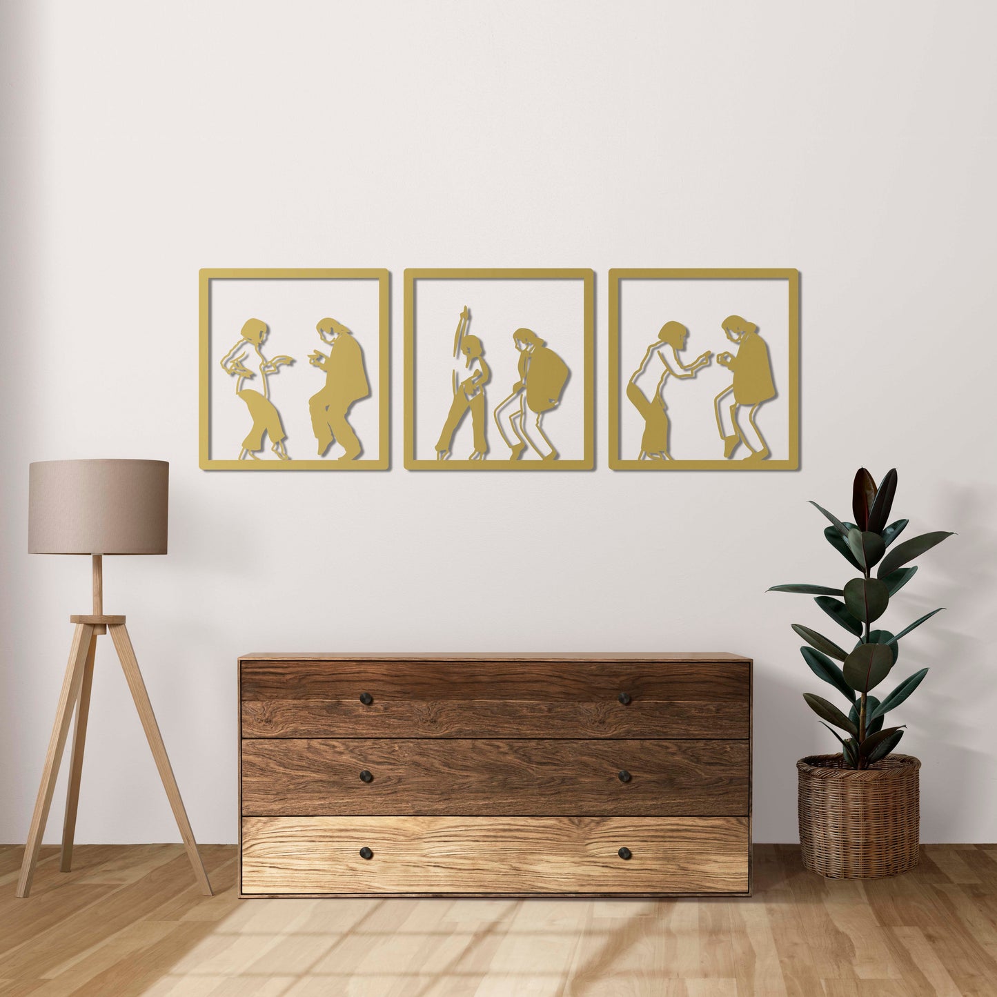 Black Dance – Cult Squares Series Metal Painting