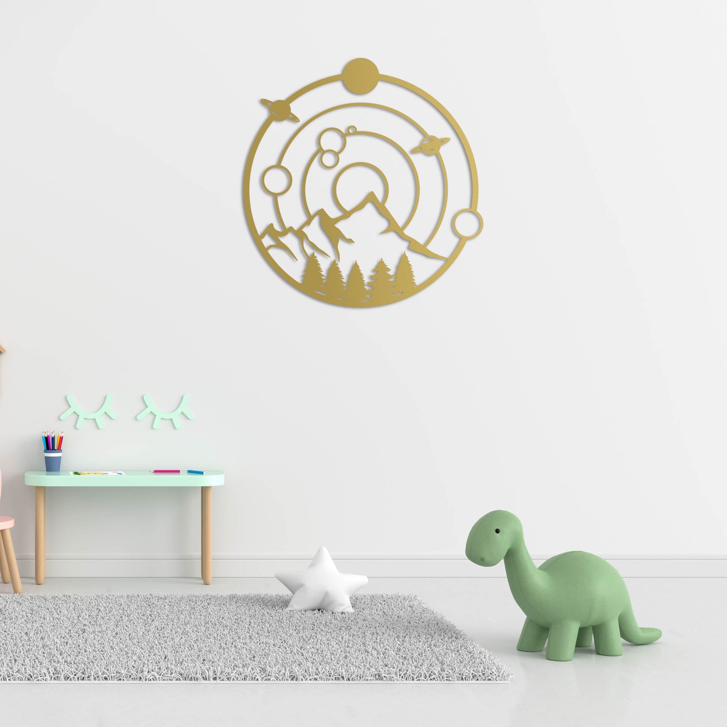 Metal Chart Between the Planets