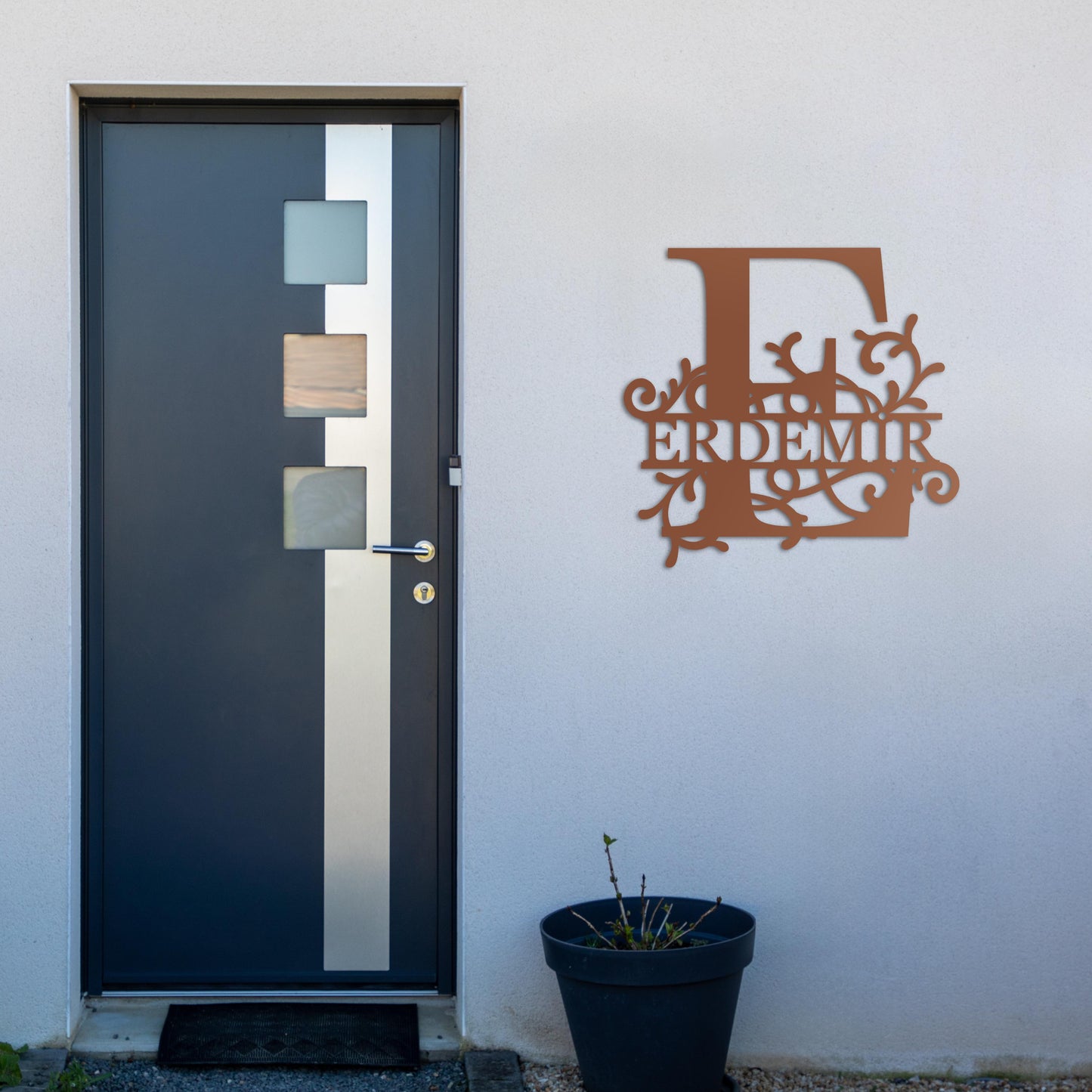 Letter Name Design - Personalized Metal Wall Decor