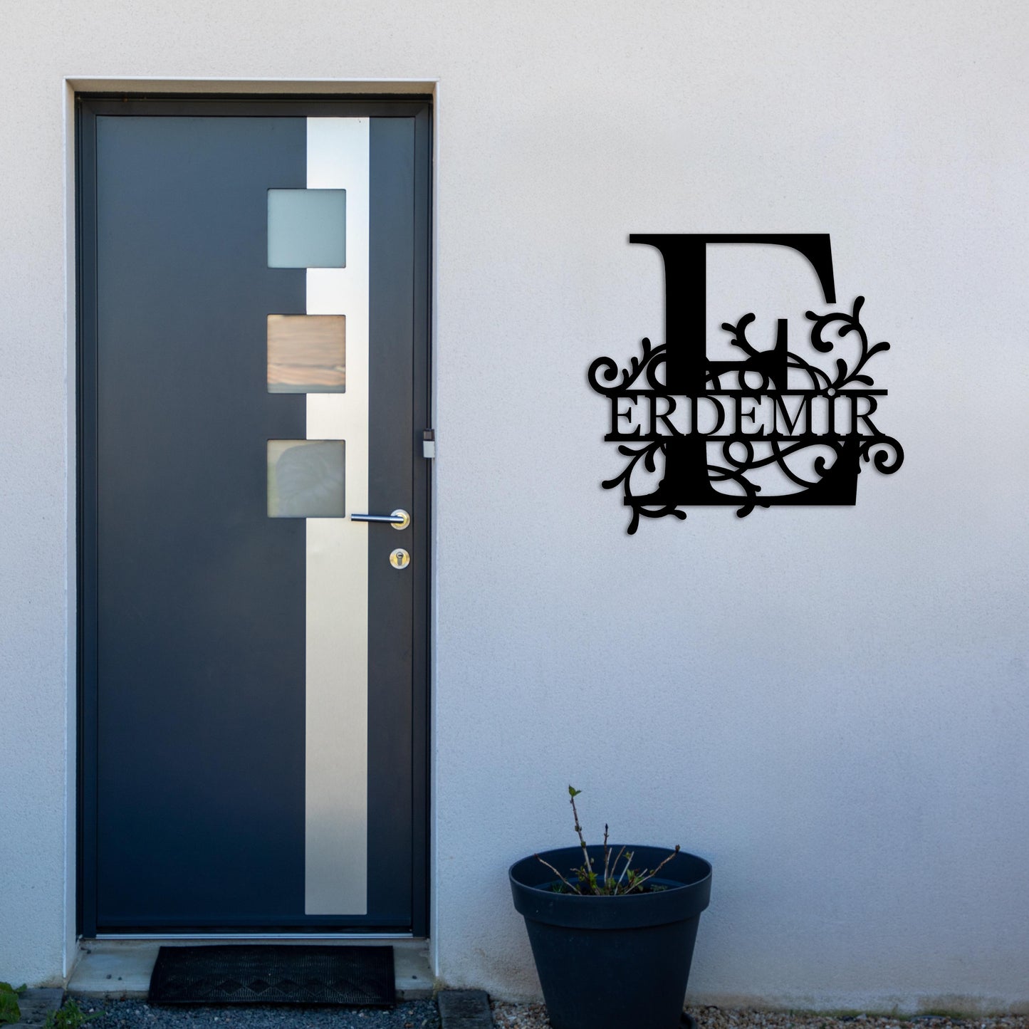 Letter Name Design - Personalized Metal Wall Decor