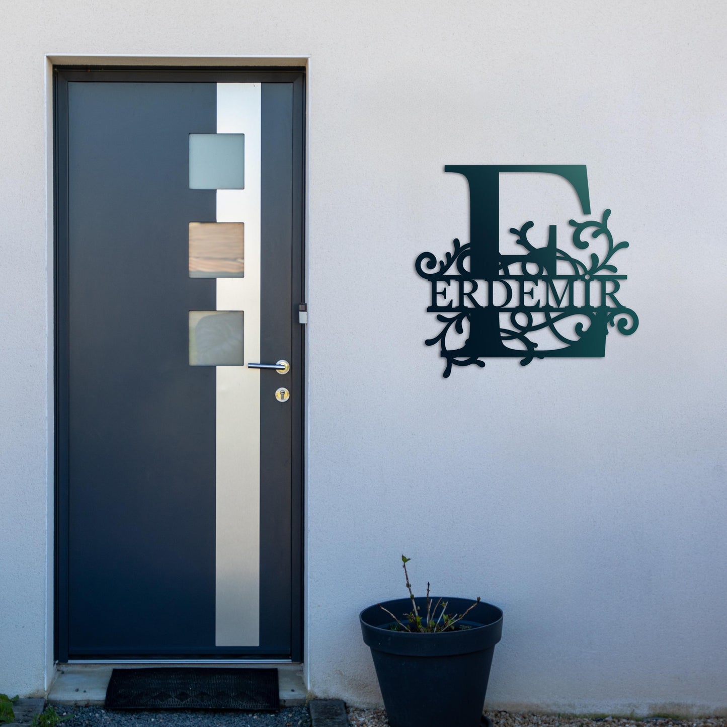 Letter Name Design - Personalized Metal Wall Decor