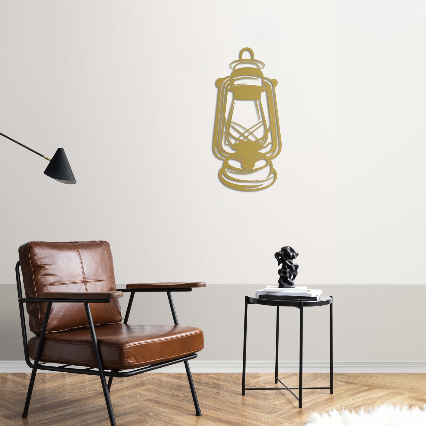 Nostalgic Lantern – Metal Painting