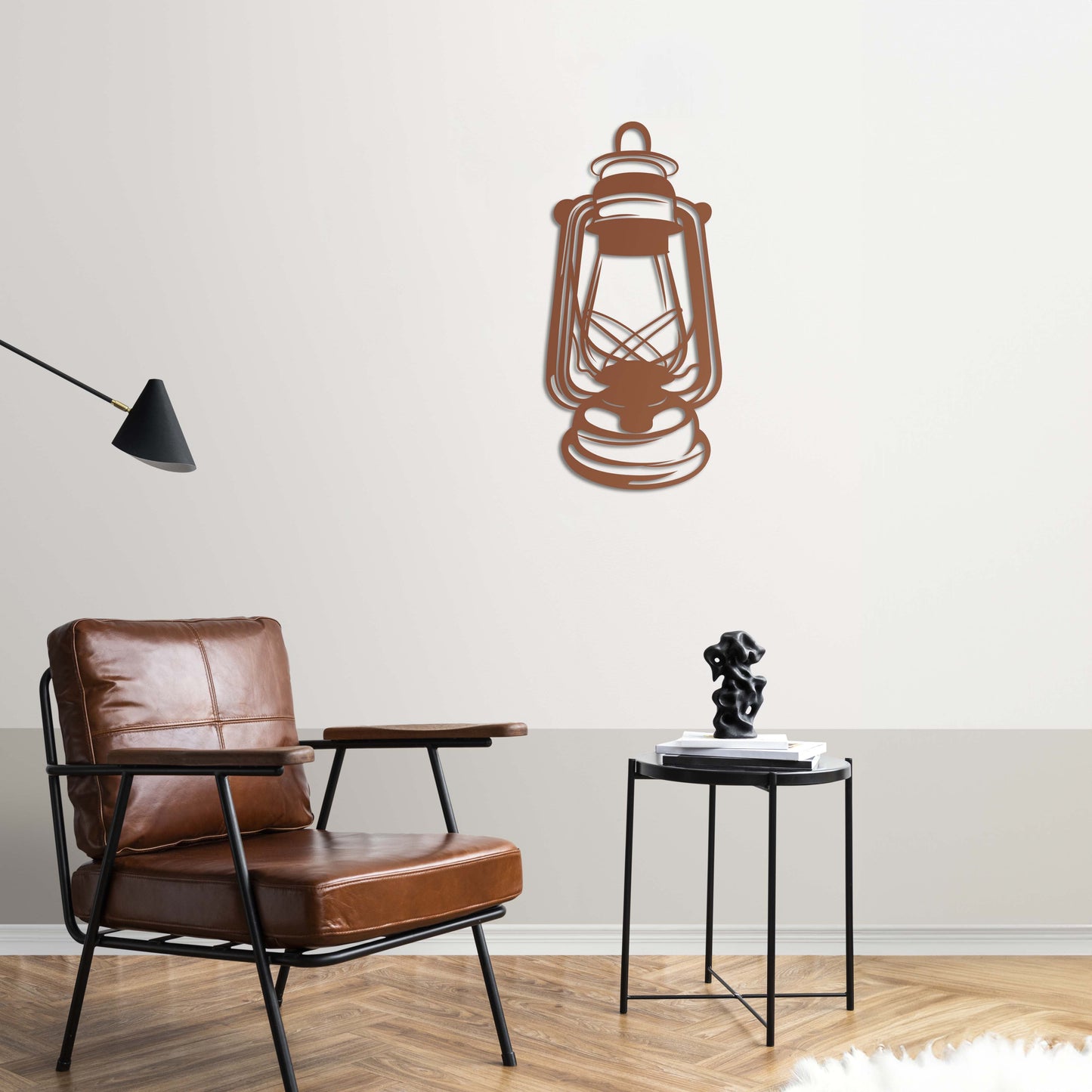 Nostalgic Lantern – Metal Painting