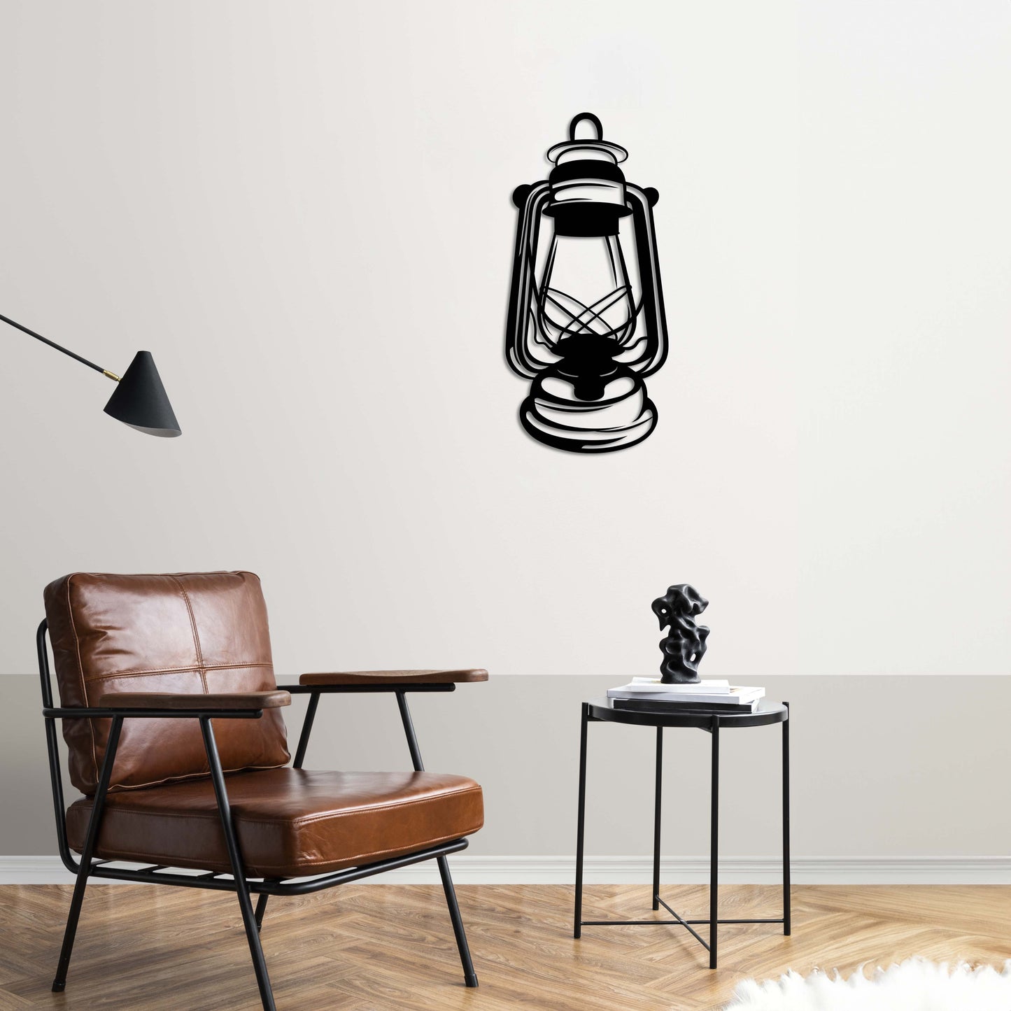 Nostalgic Lantern – Metal Painting