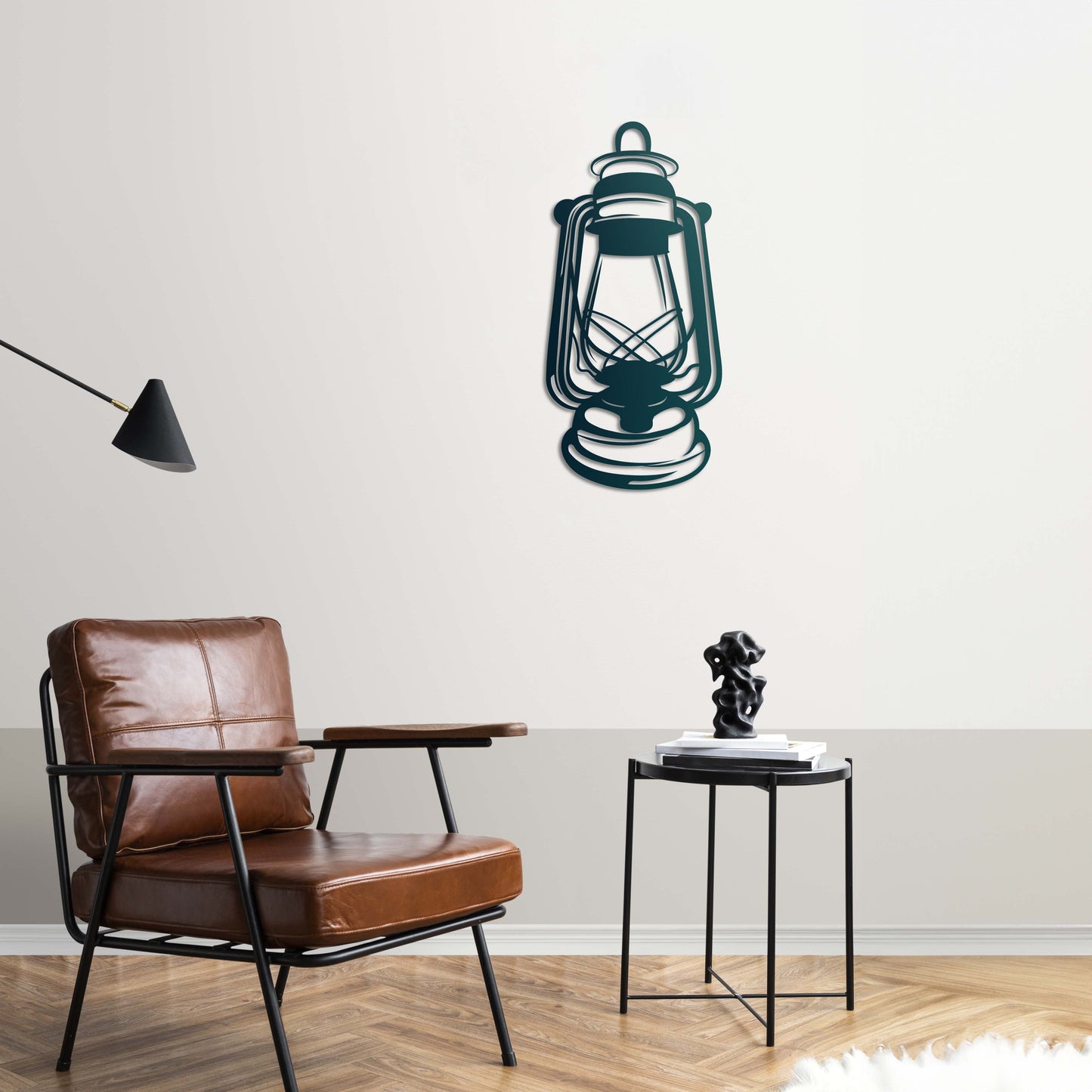 Nostalgic Lantern – Metal Painting