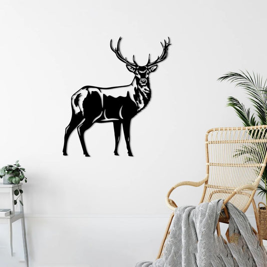 Majestic Deer Metal Painting