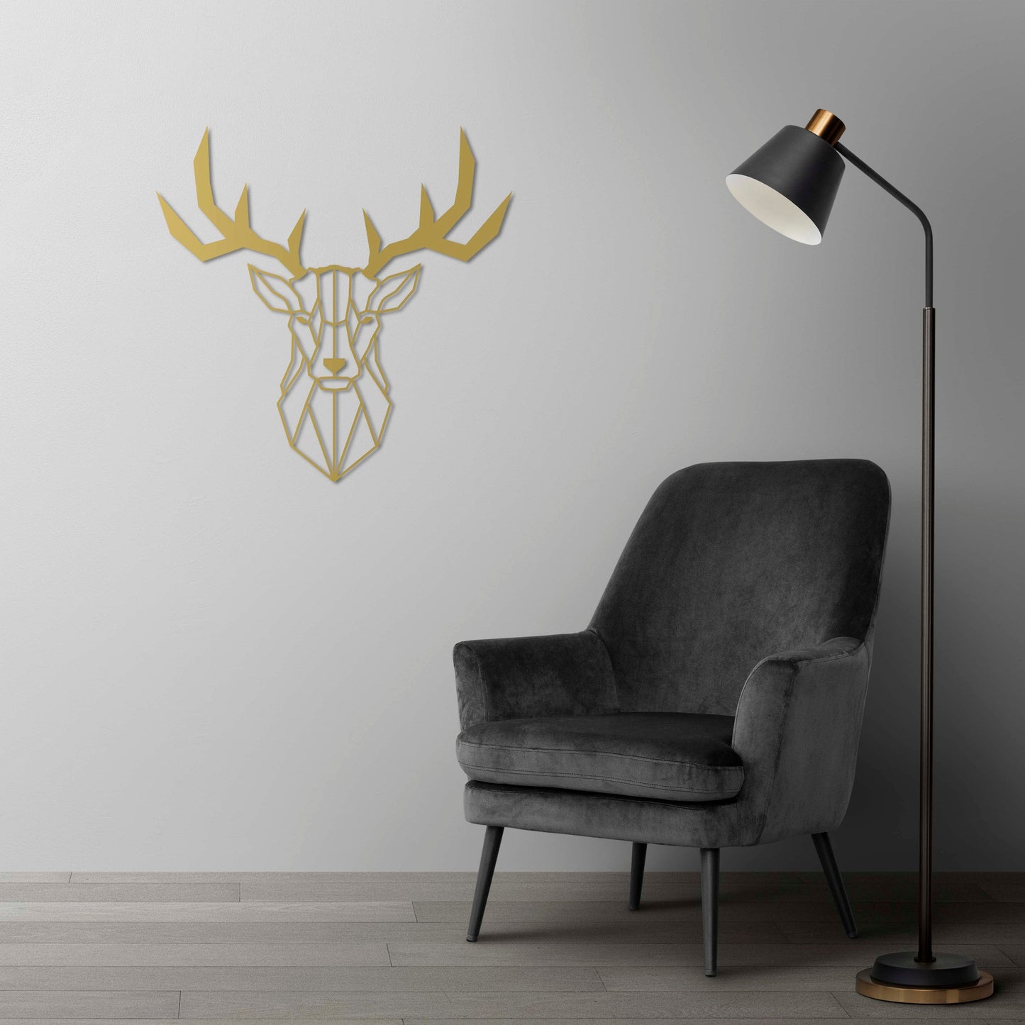 Deer Metal Painting