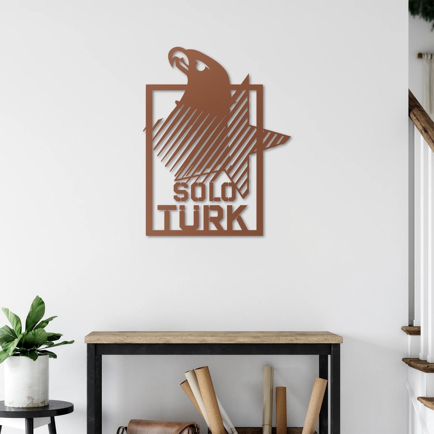 Hero of the Sky Solo Turkish Metal Painting