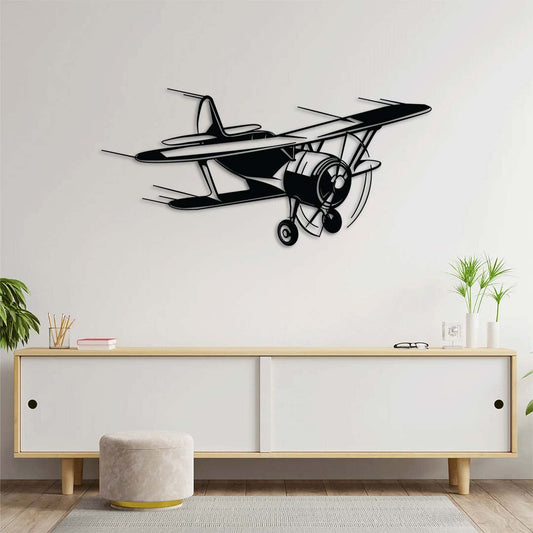 Fast Wings – Airplane Metal Painting