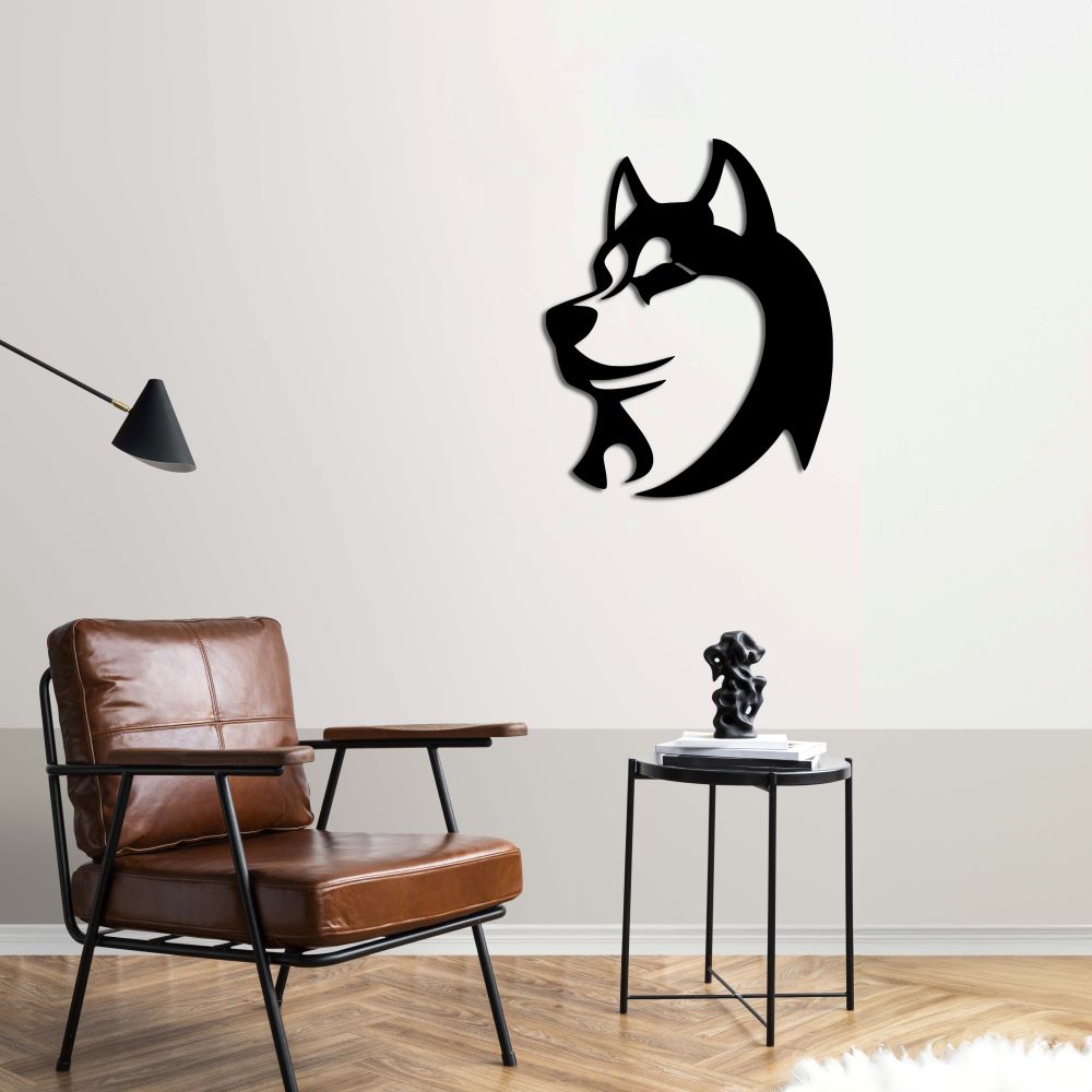 Husky Spirit Metal Painting
