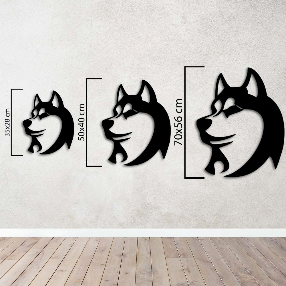 Husky Spirit Metal Painting